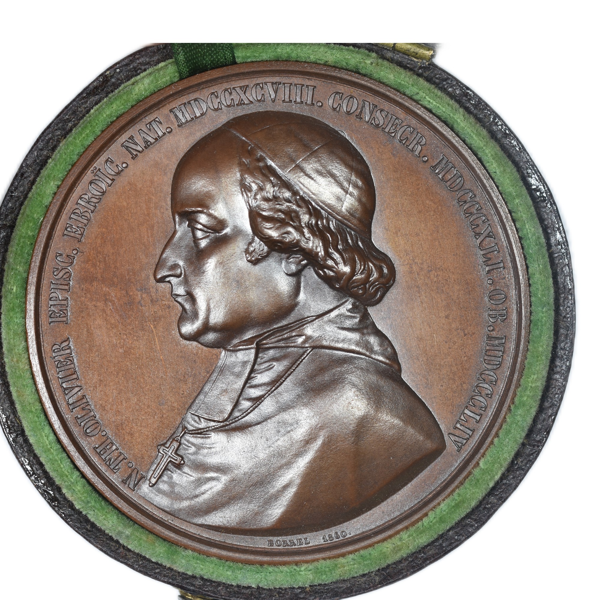 MEDAILLE OLIVIER EVEQUE EVREUX AVERS