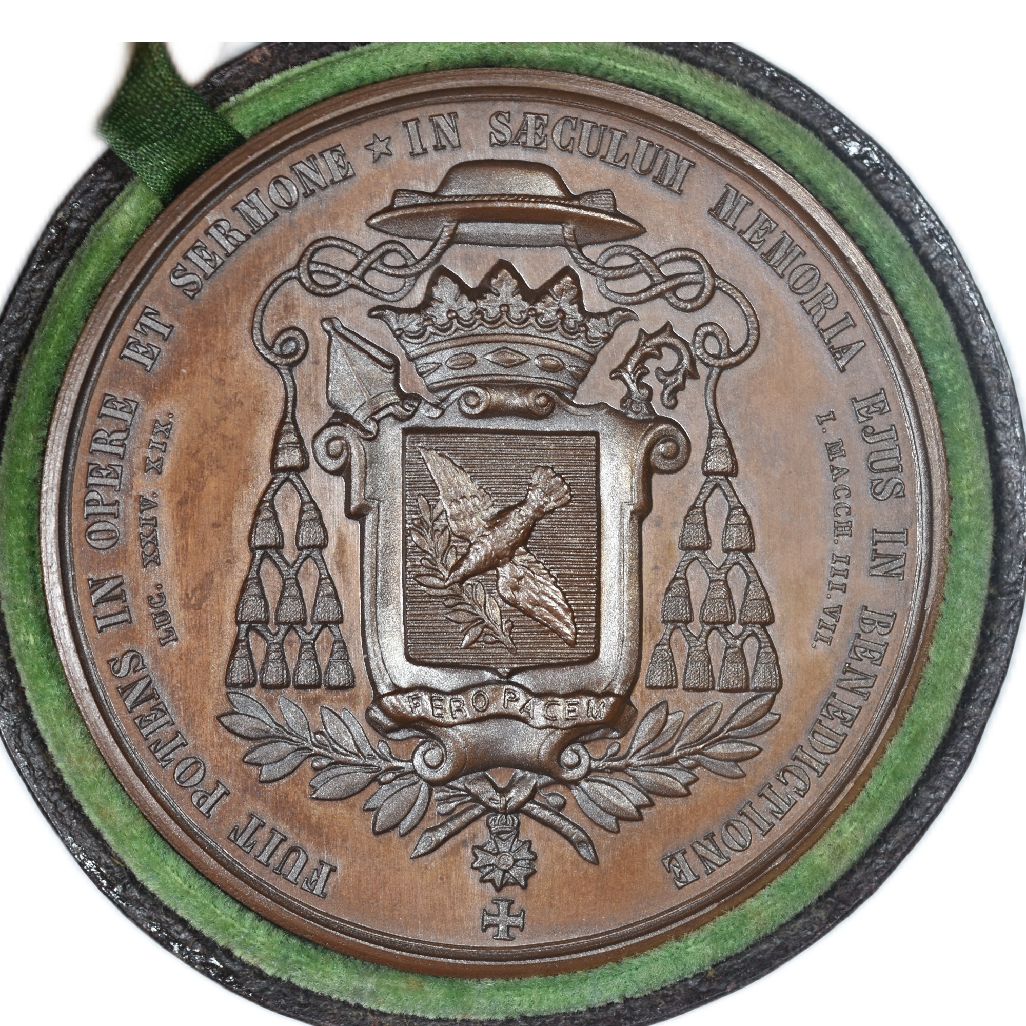 MEDAILLE OLIVIER EVEQUE EVREUX REVERS