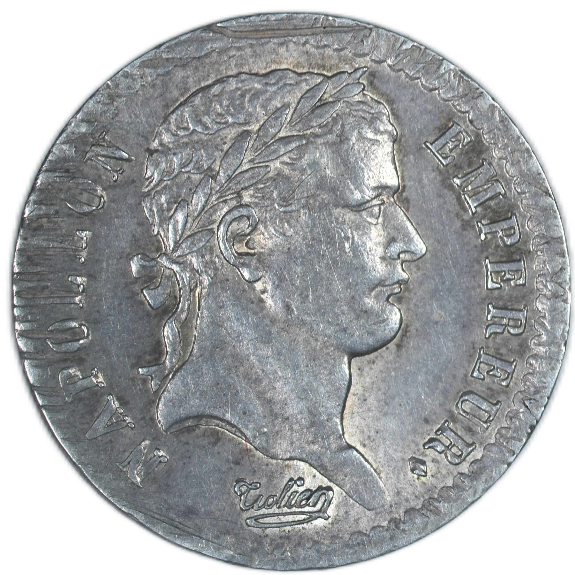 NAPOLEON DEMI FRANC 1808 STRASBOURG REVERS