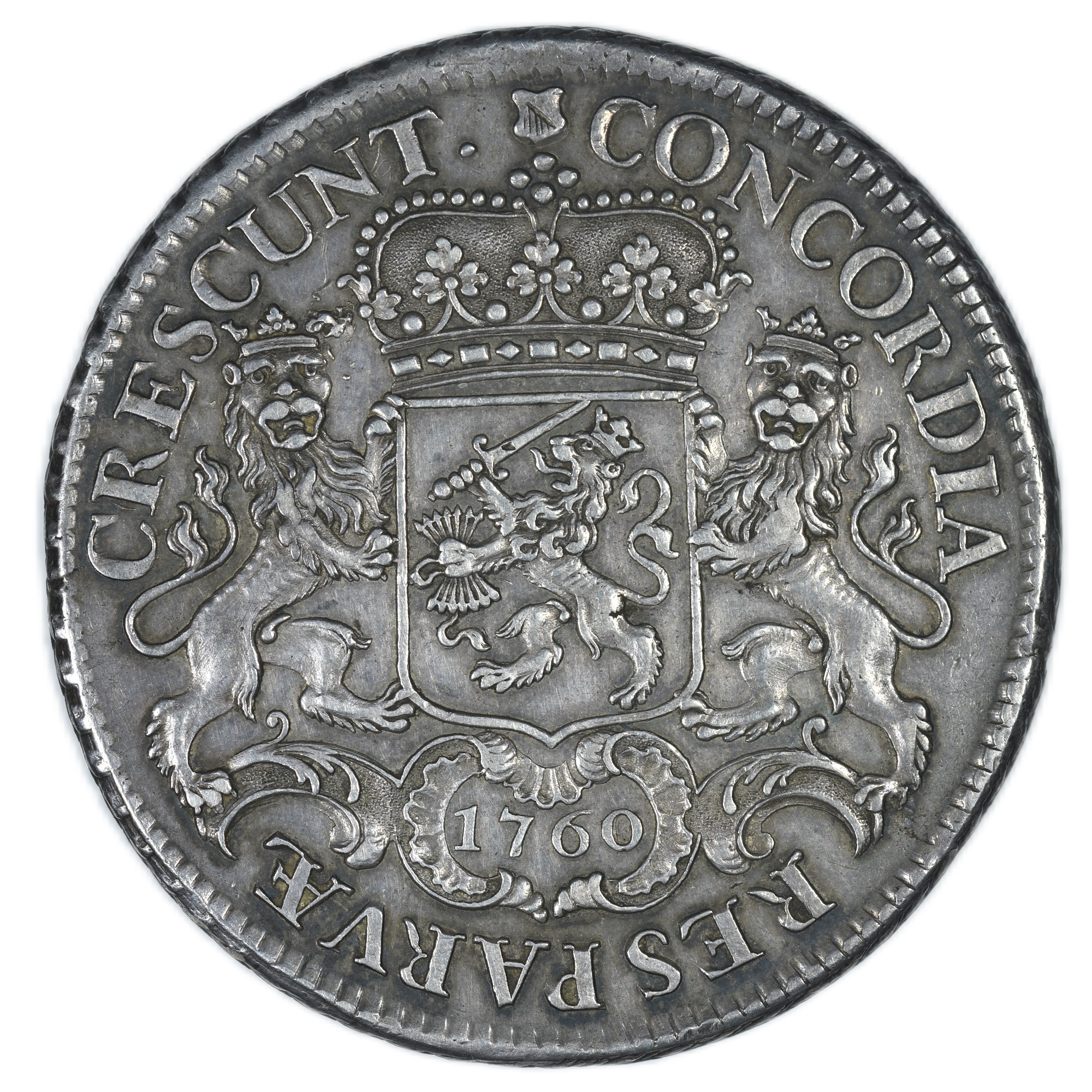 PAYS BAS DUCATON 1760 FRISE AVERS