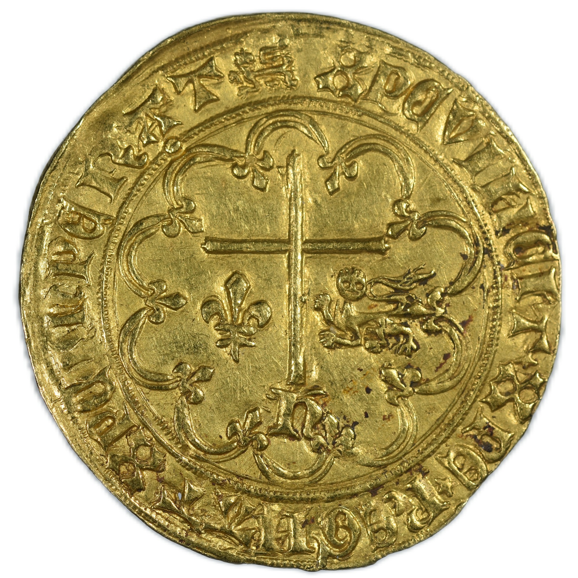 HENRI VI LANCASTRE SALUT OR ROUEN REVERS