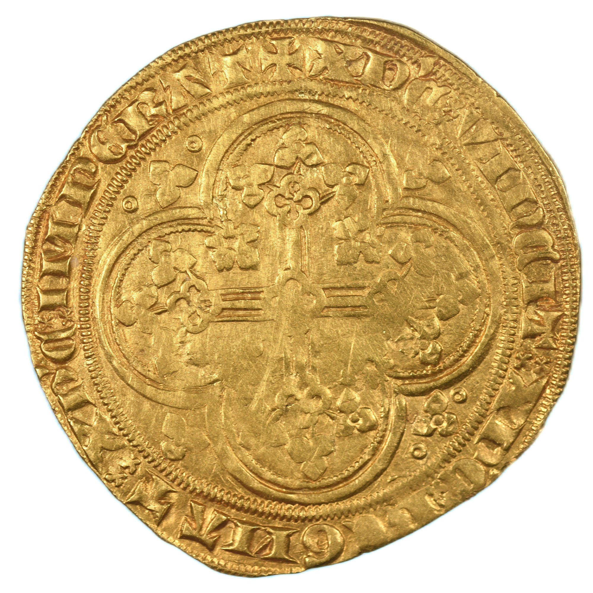 PHILIPPE VI ECU OR A LA CHAISE REVERS