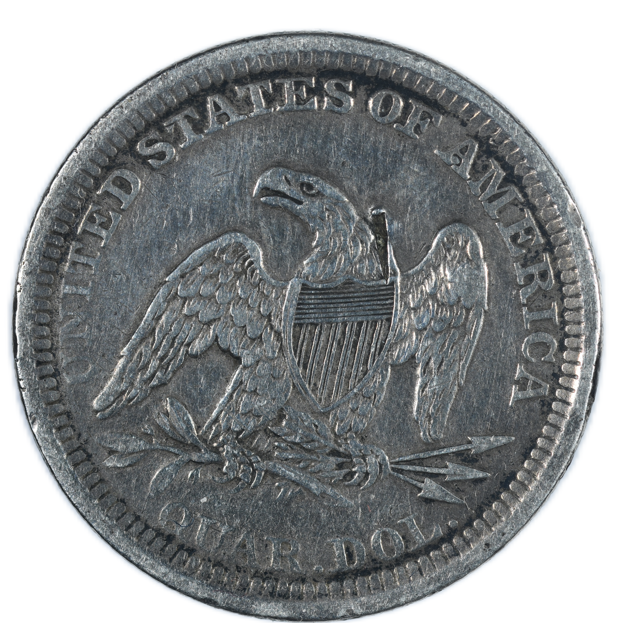 ETATS UNIS QUART DOLLAR 1854 AVERS