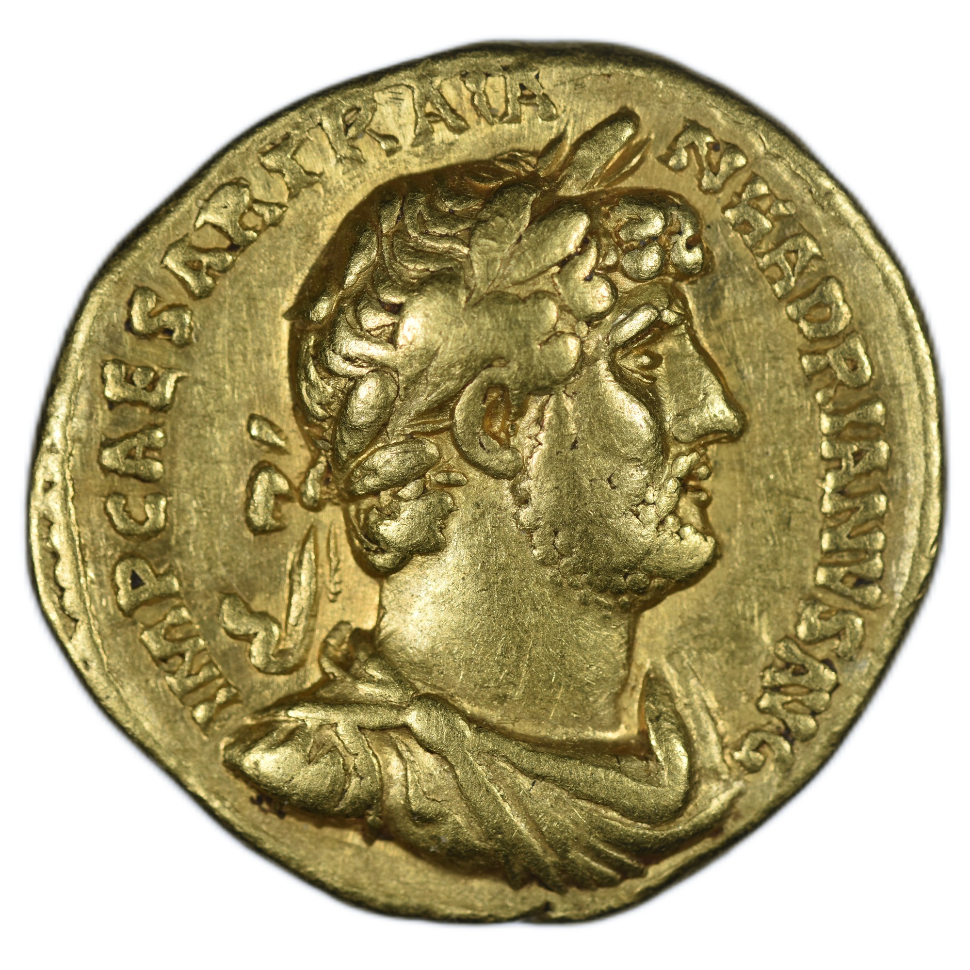 HADRIEN AUREUS OR AVERS ROME