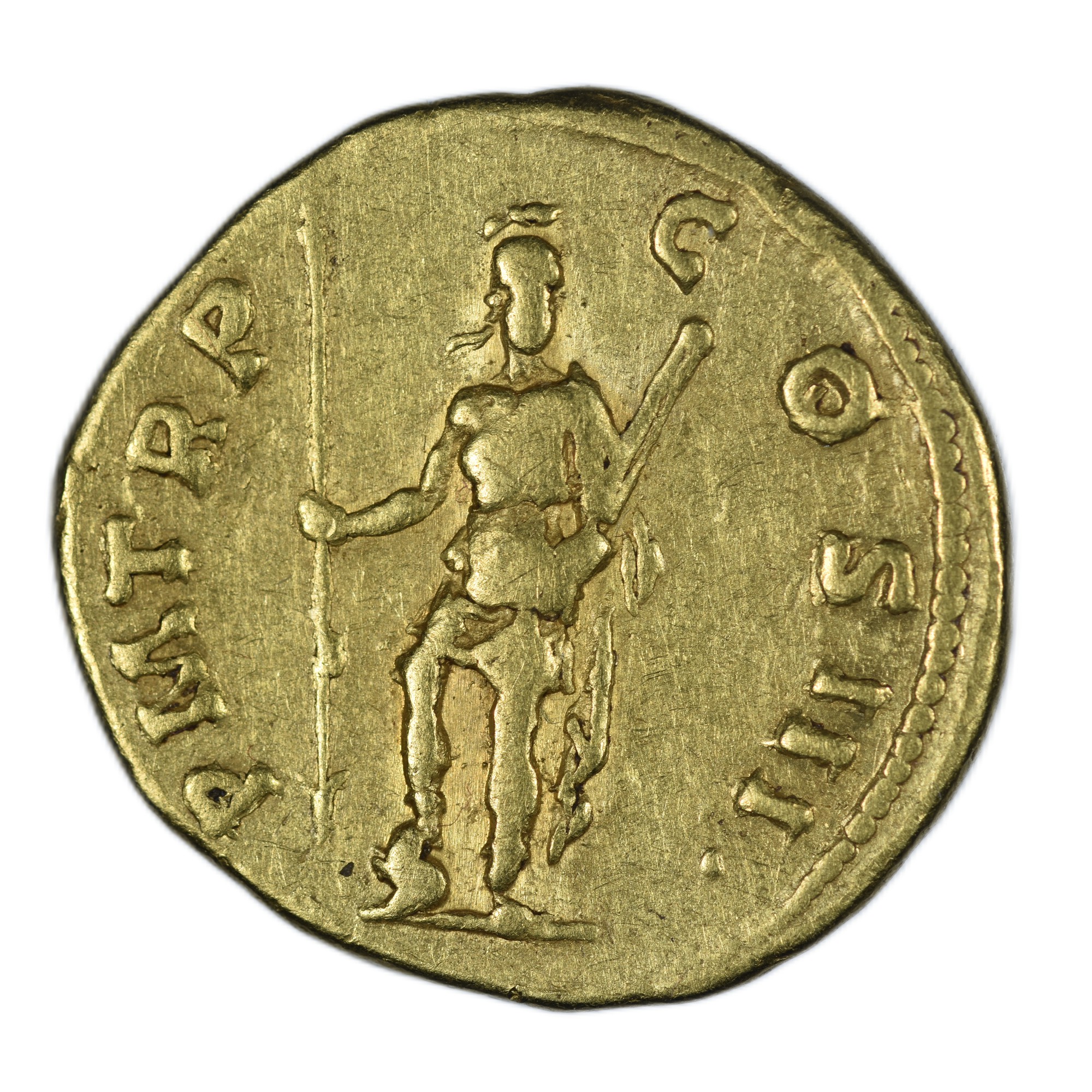 HADRIEN AUREUS OR REVERS ROME