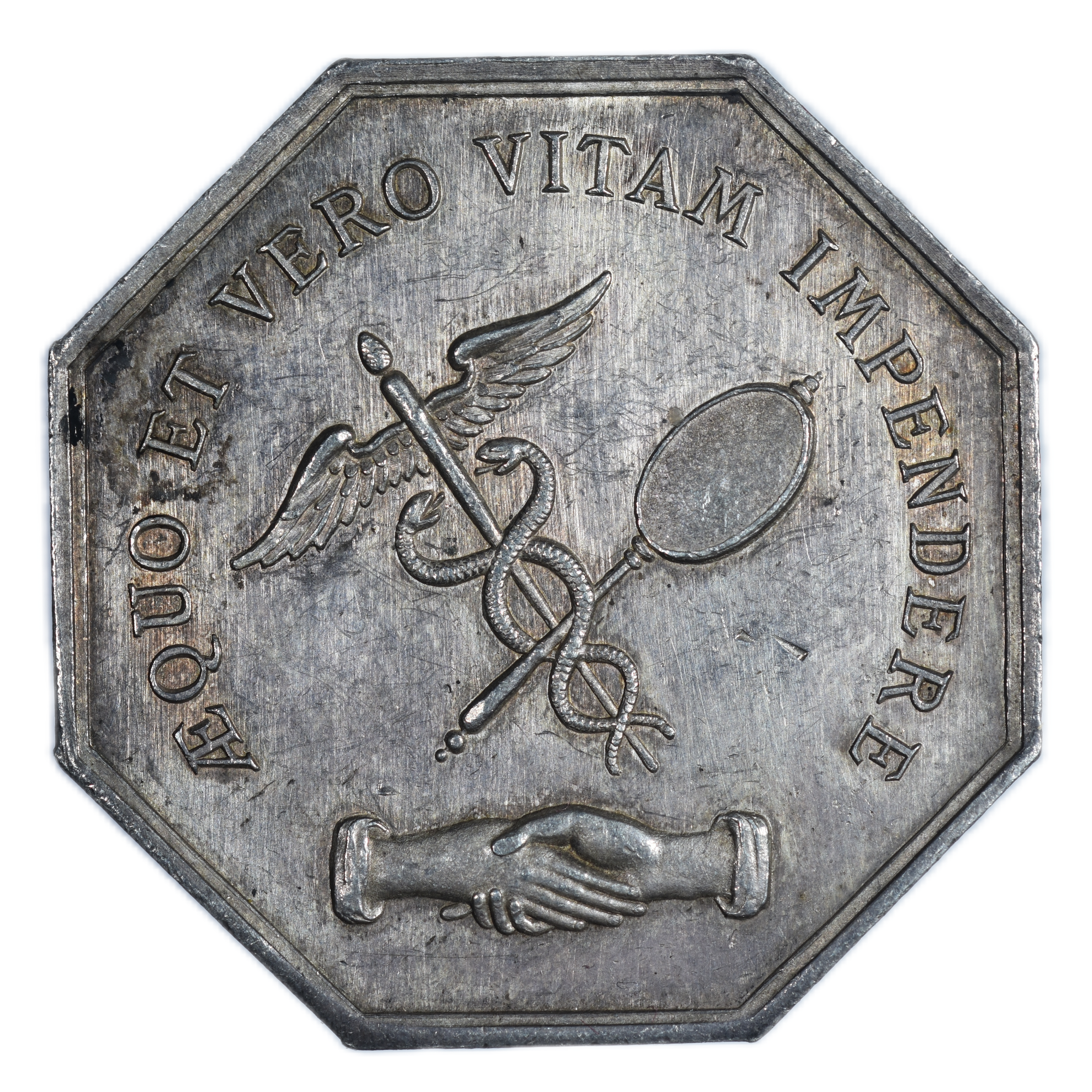 JETON ARGENT NOTAIRES NARBONNE AVERS