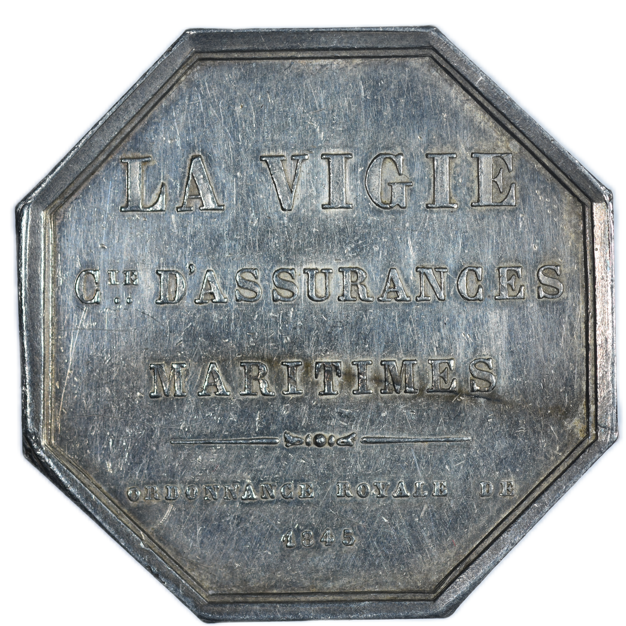 JETON ASSURANCES LA VIGIE REVERS