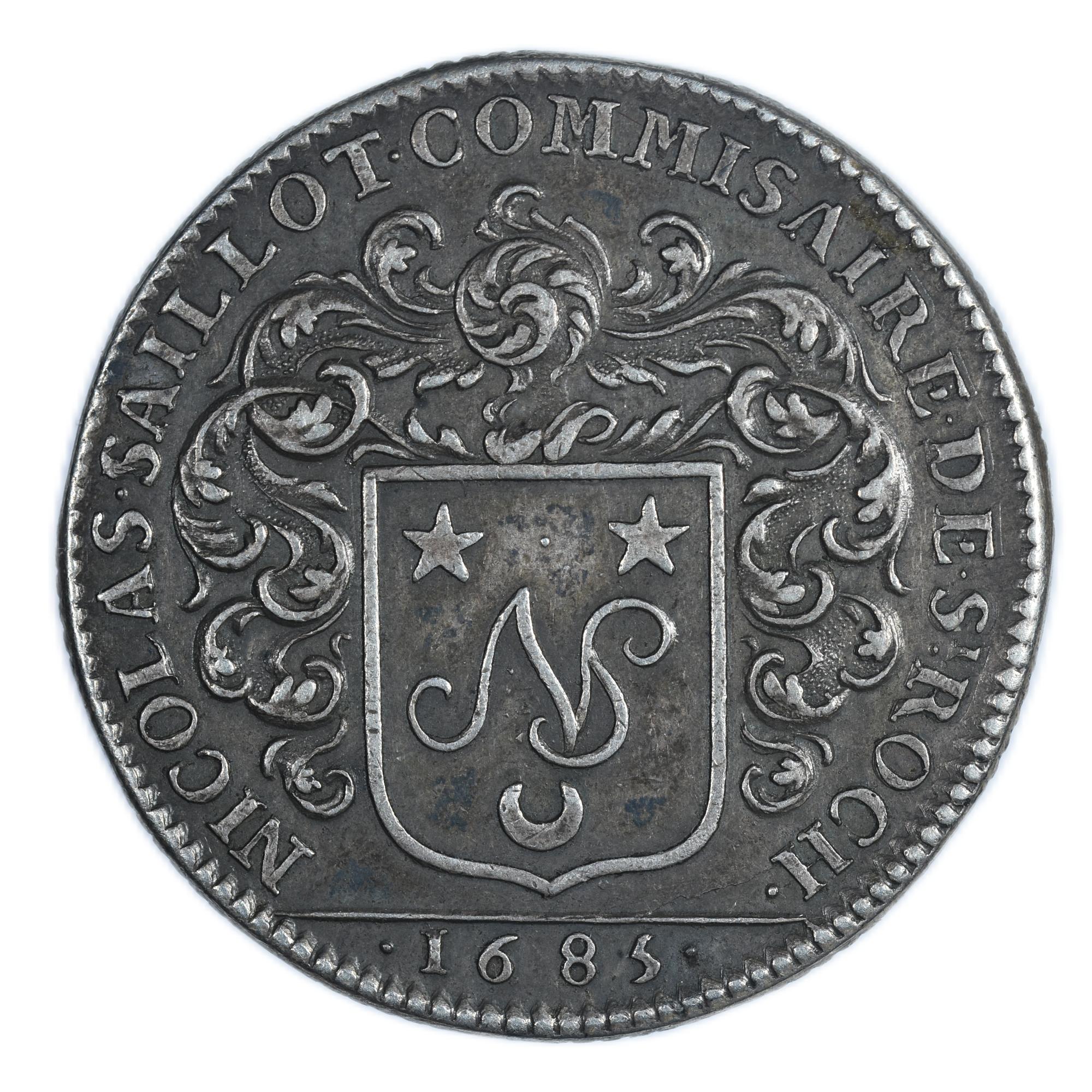 JETON TORTUE 1686 REVERS