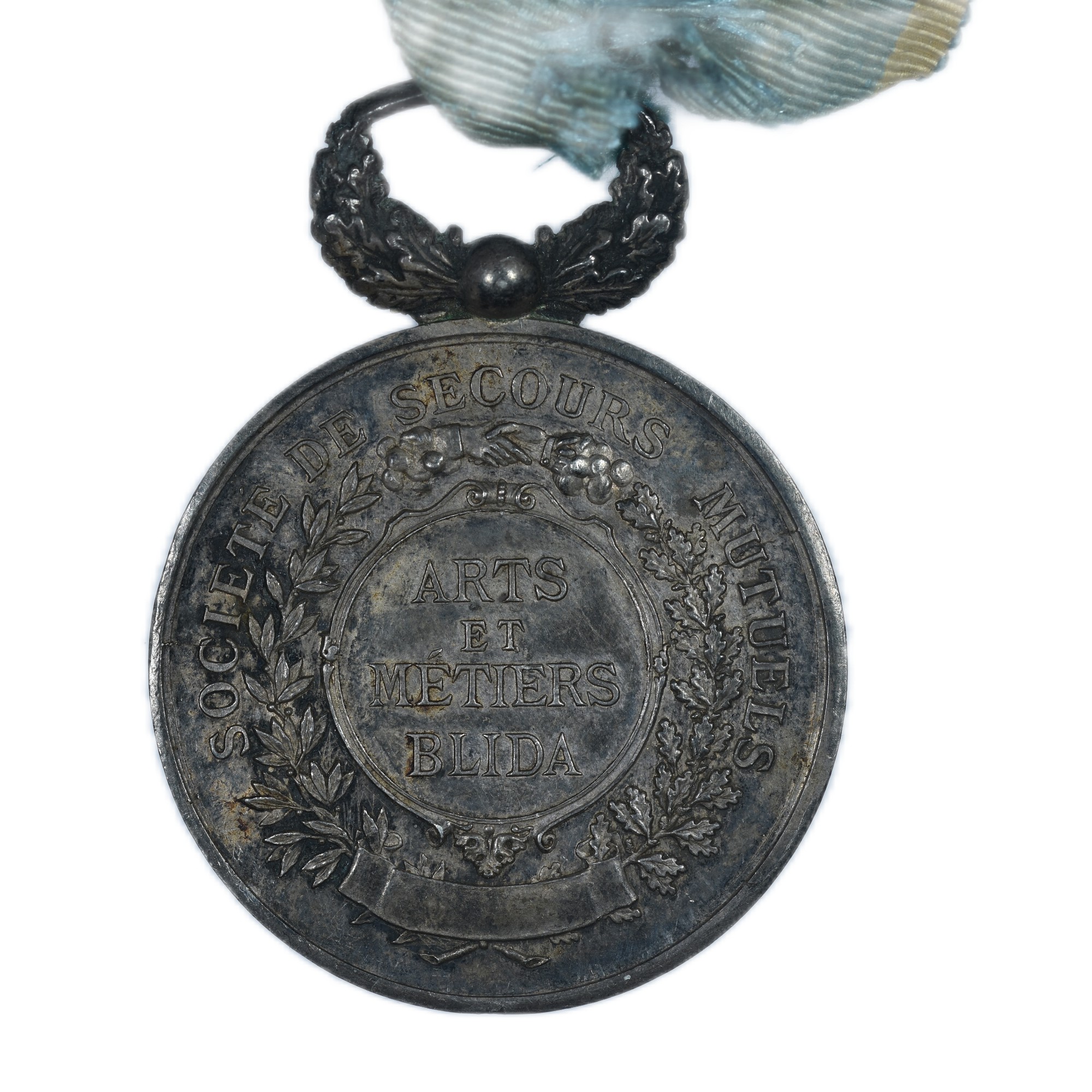 MEDAILLE BLIDA REVERS ARGENT