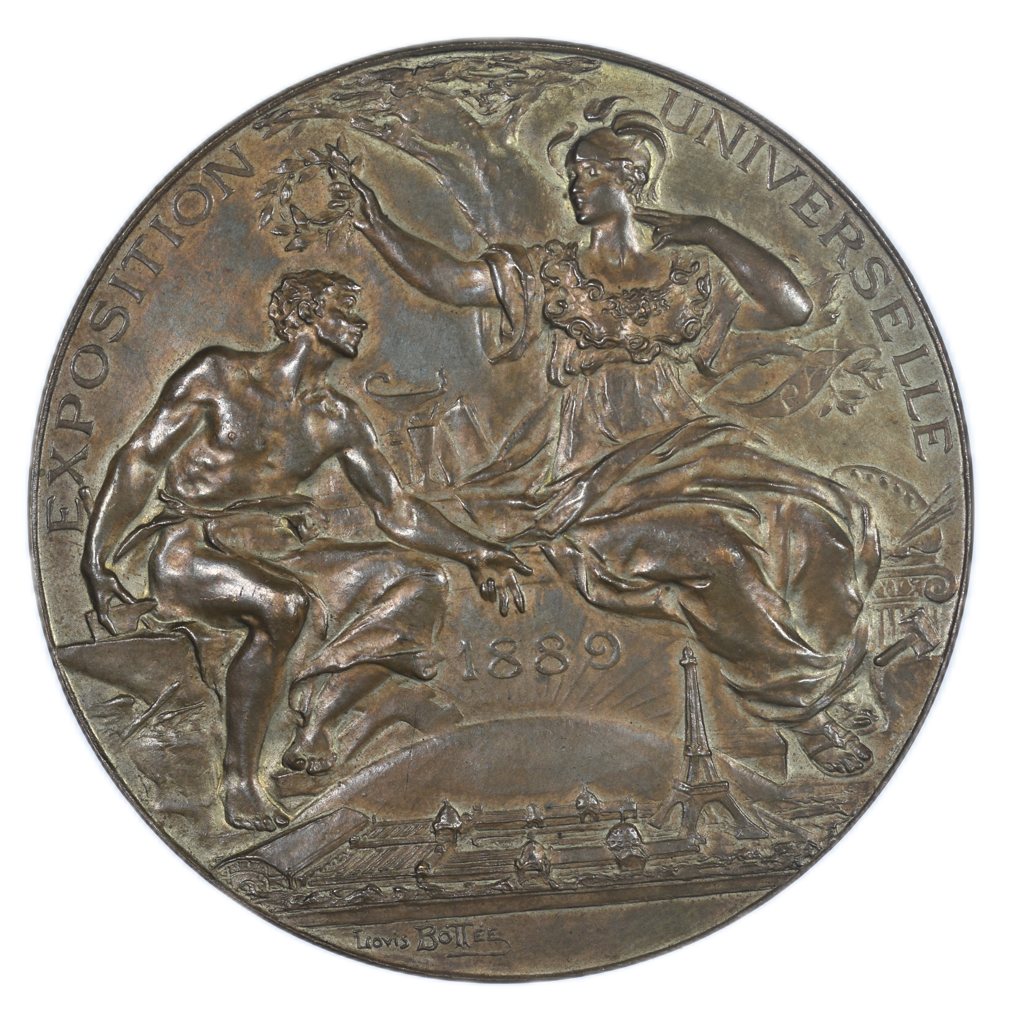 MEDAILLE EXPOSITION UNIVERSELLE 1889 AVERS