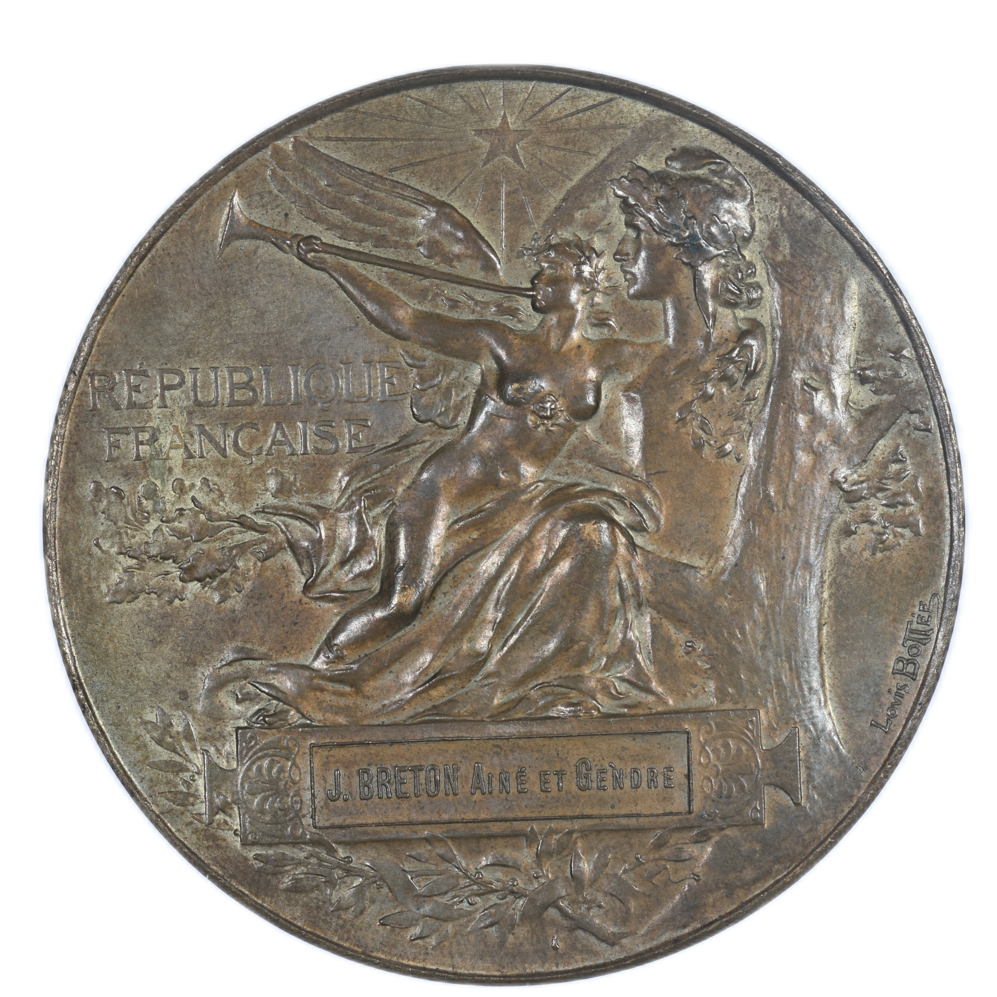 MEDAILLE EXPOSITION UNIVERSELLE 1889 REVERS