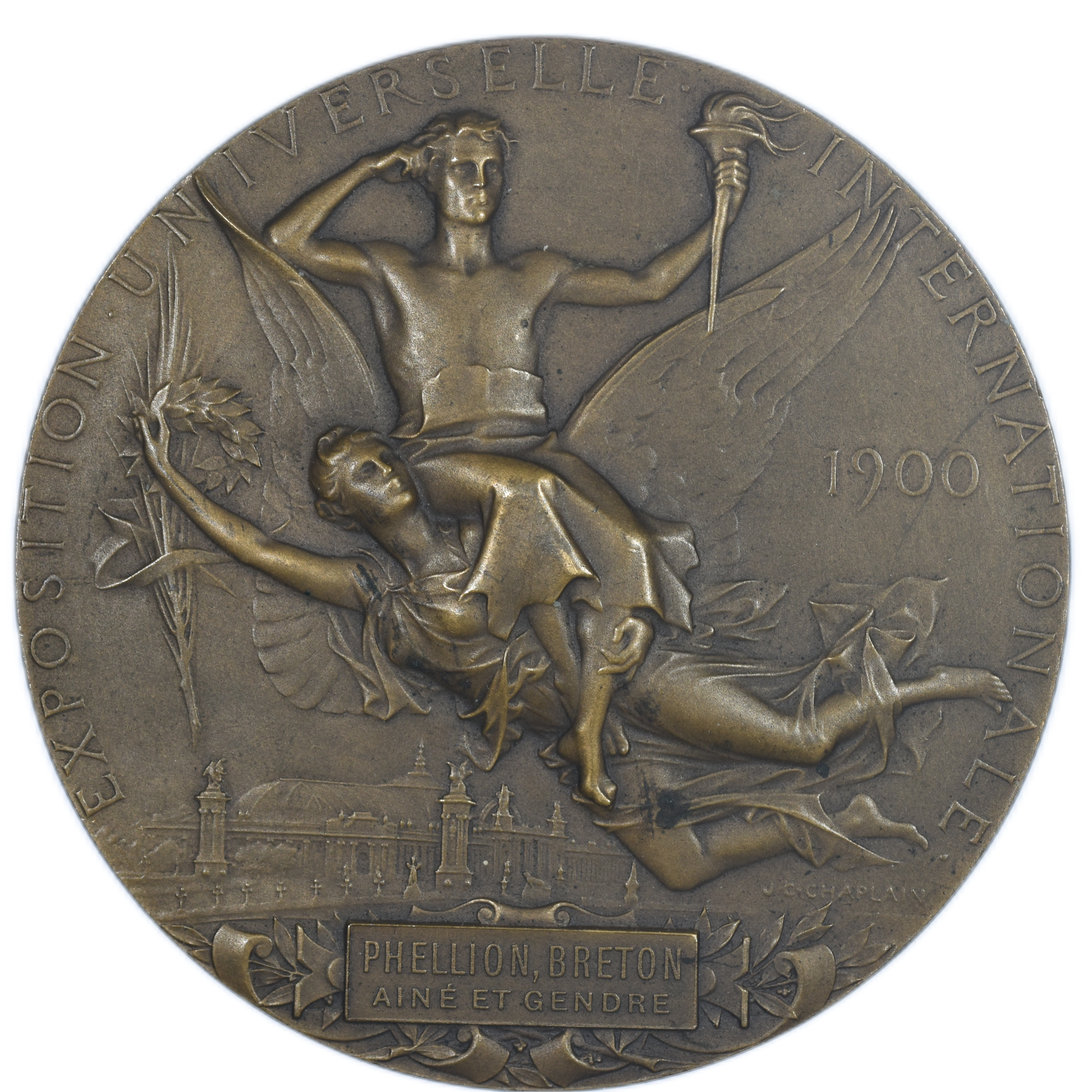 MEDAILLE EXPOSITION UNIVERSELLE 1900 AVERS