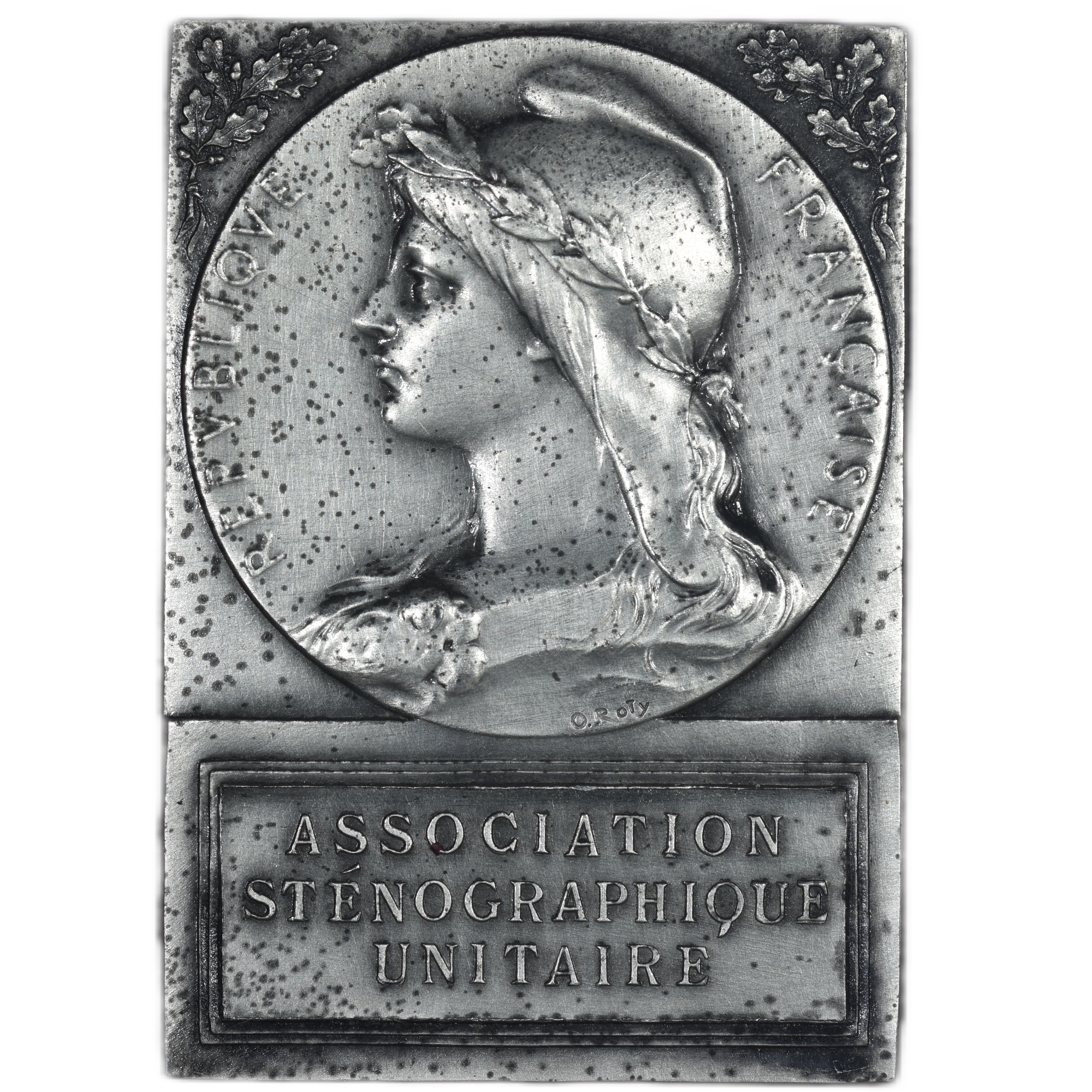 MEDAILLE STENOGRAPHIE ARGENT 1964 AVERS