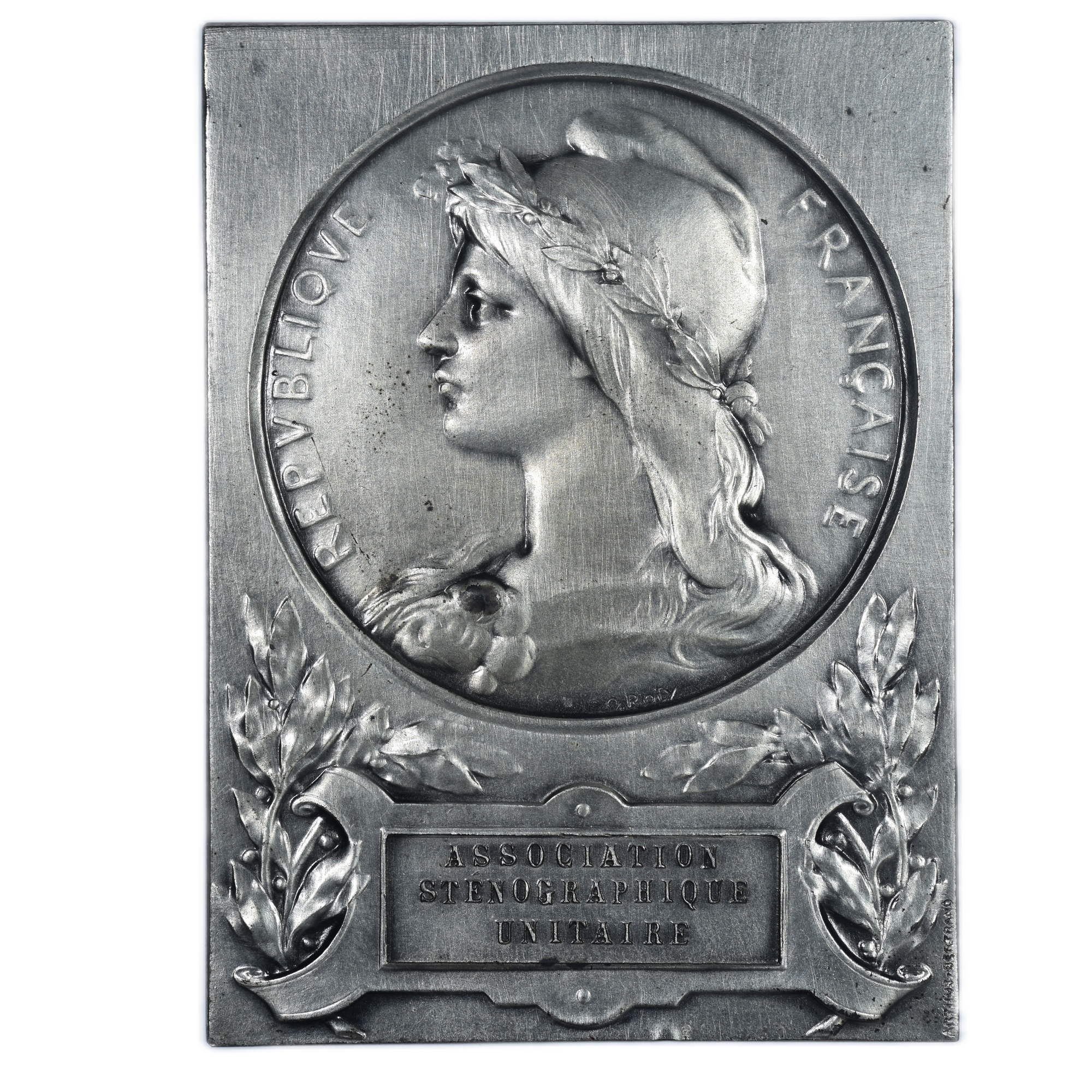 MEDAILLE STENOGRAPHIE ARGENT 1970 AVERS