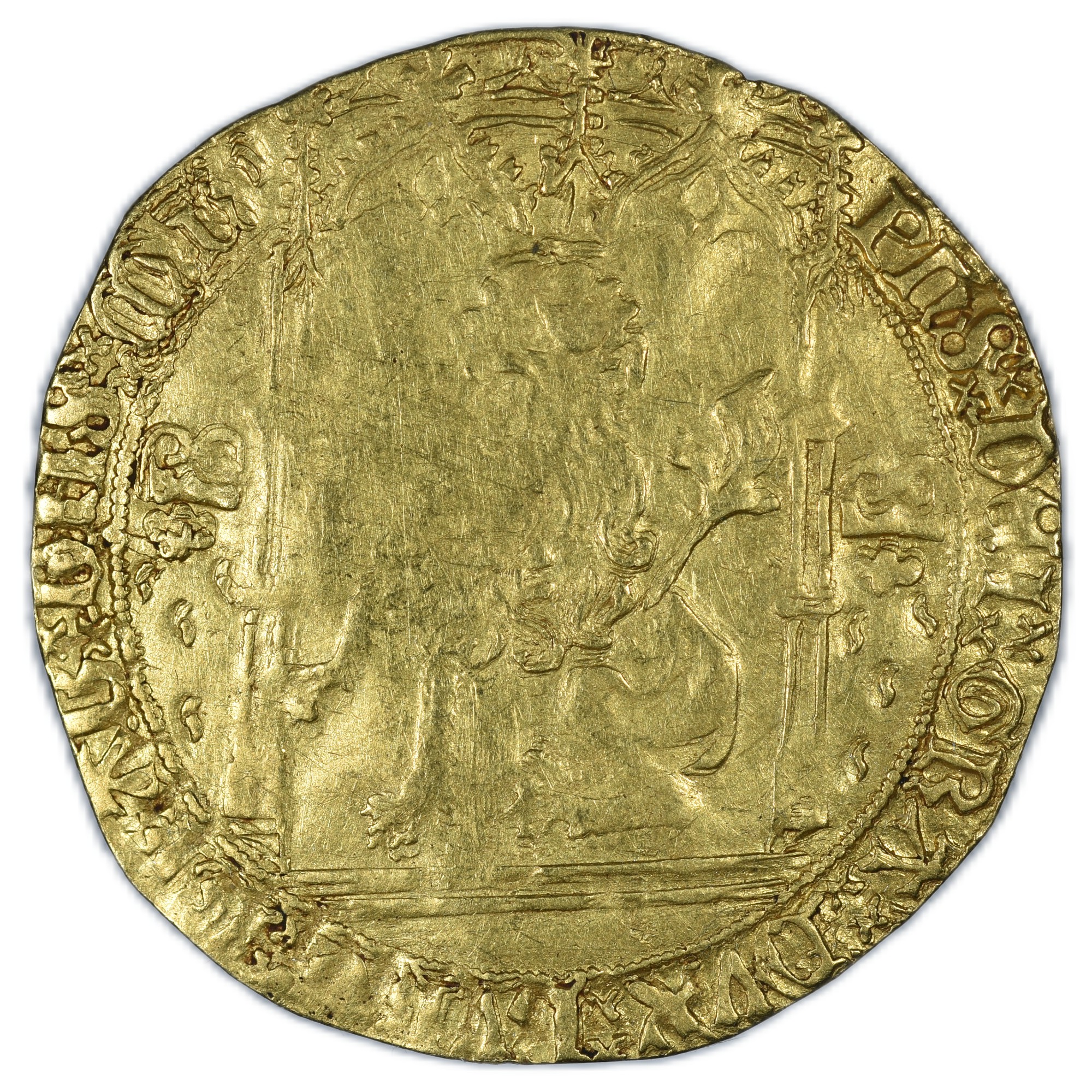 PAYS BAS BRABANT PHILIPPE BON LION OR AVERS