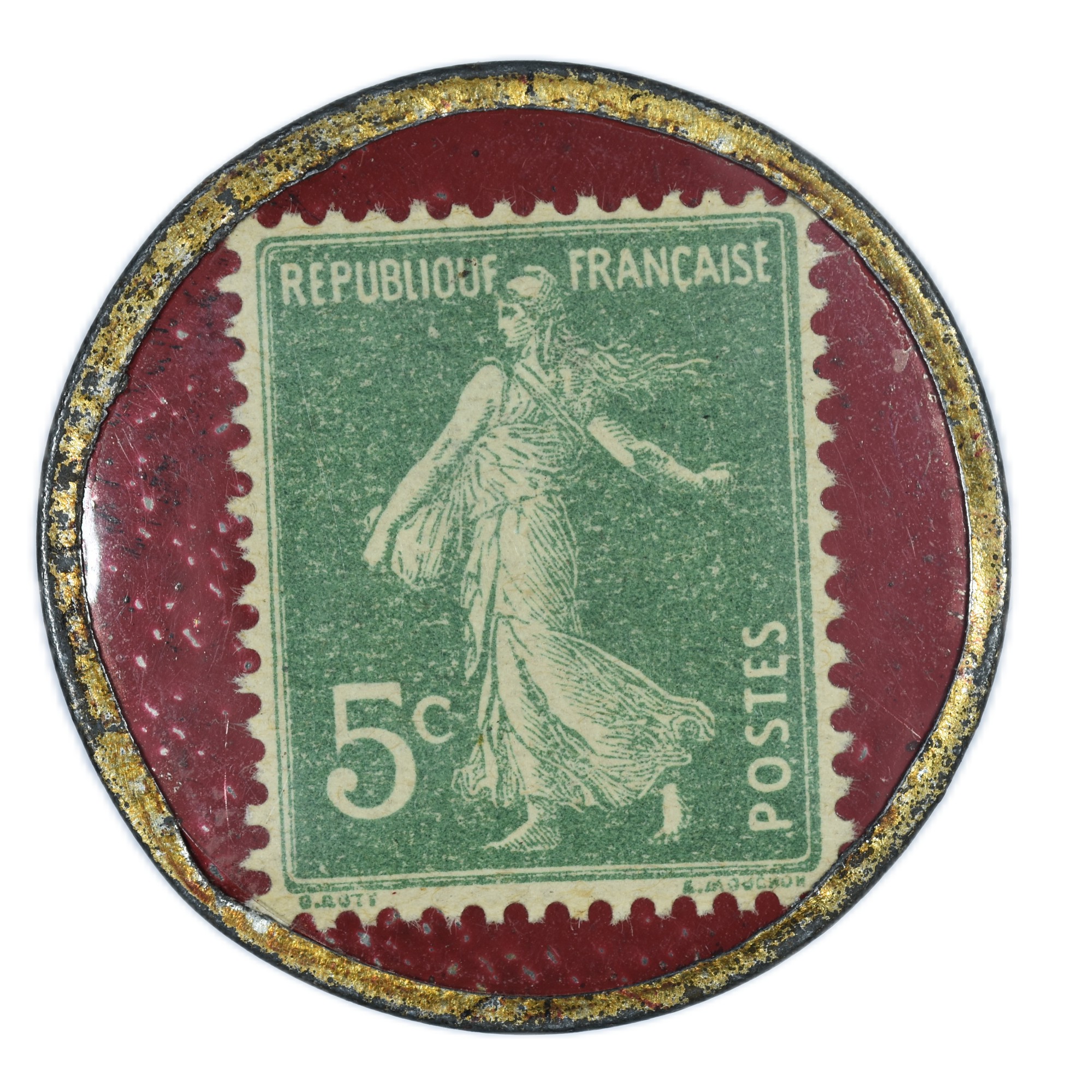 TIMBRE 5 CENTIMES DIJON AVERS