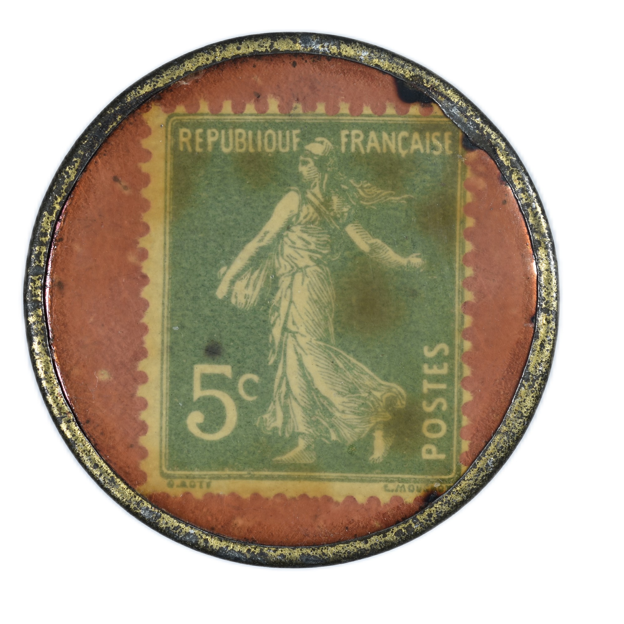 TIMBRE 5 CENTIMES MASSON AVERS