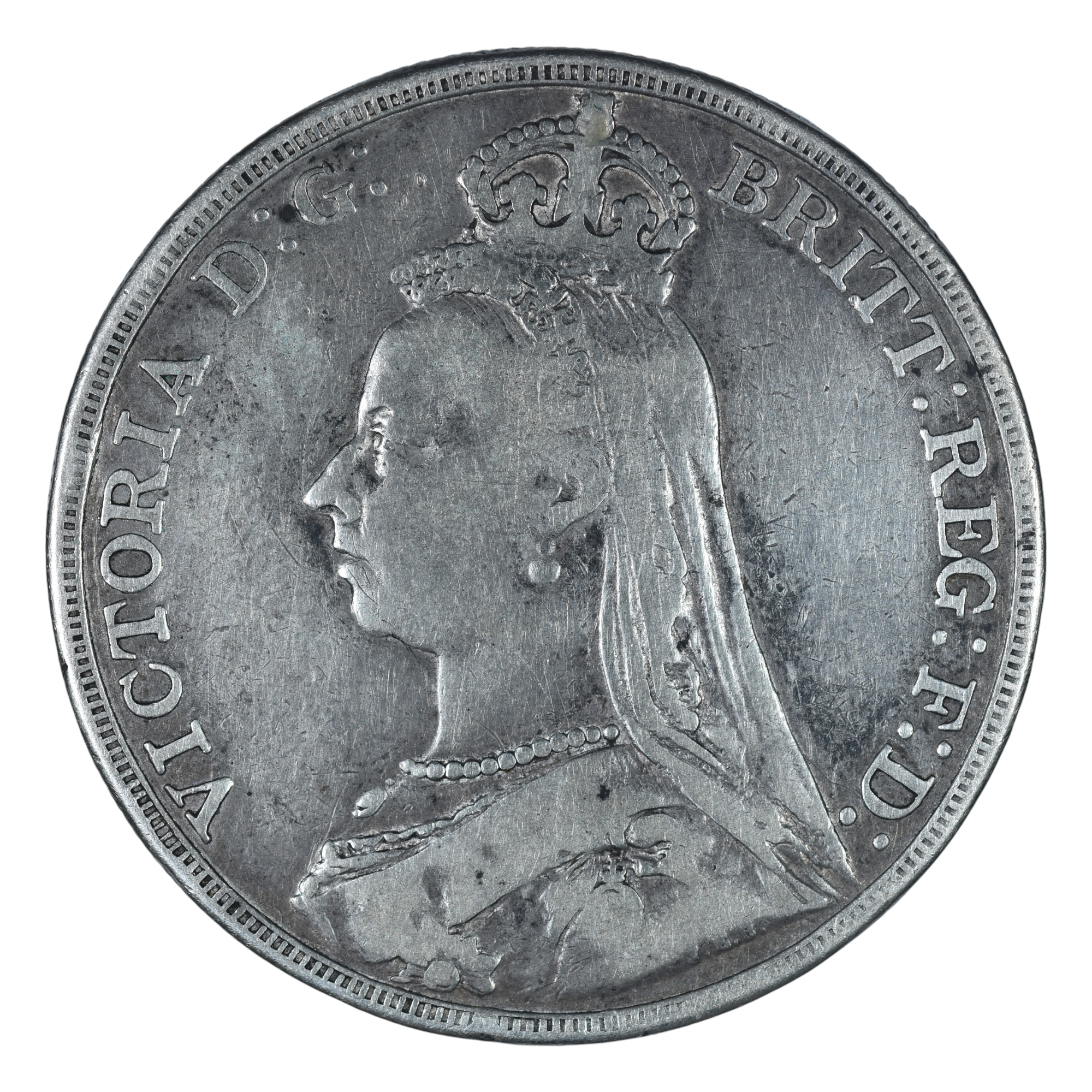 ANGLETERRE CROWN VICTORIA 1892 AVERS