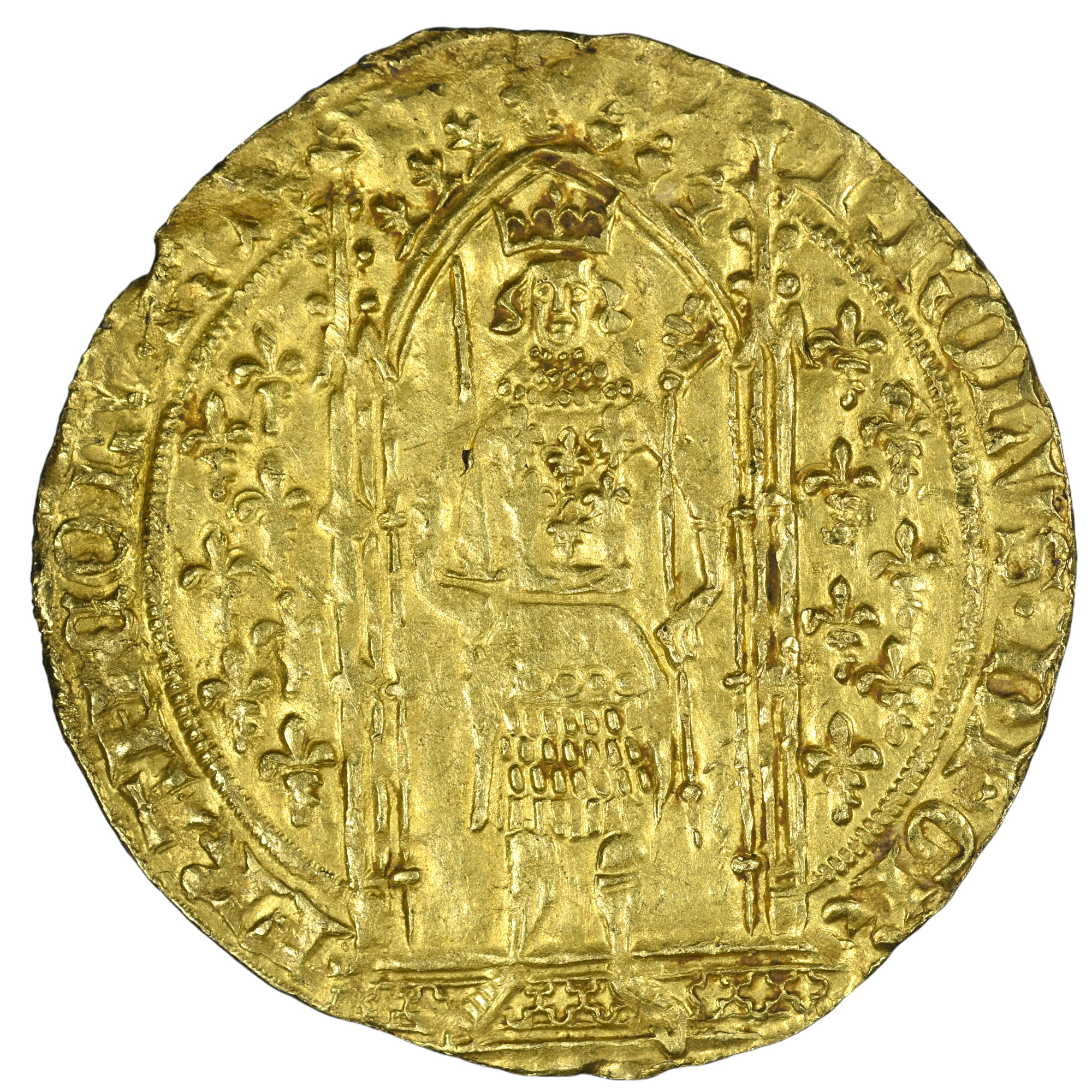 CHARLES V FRANC PIED OR AVERS