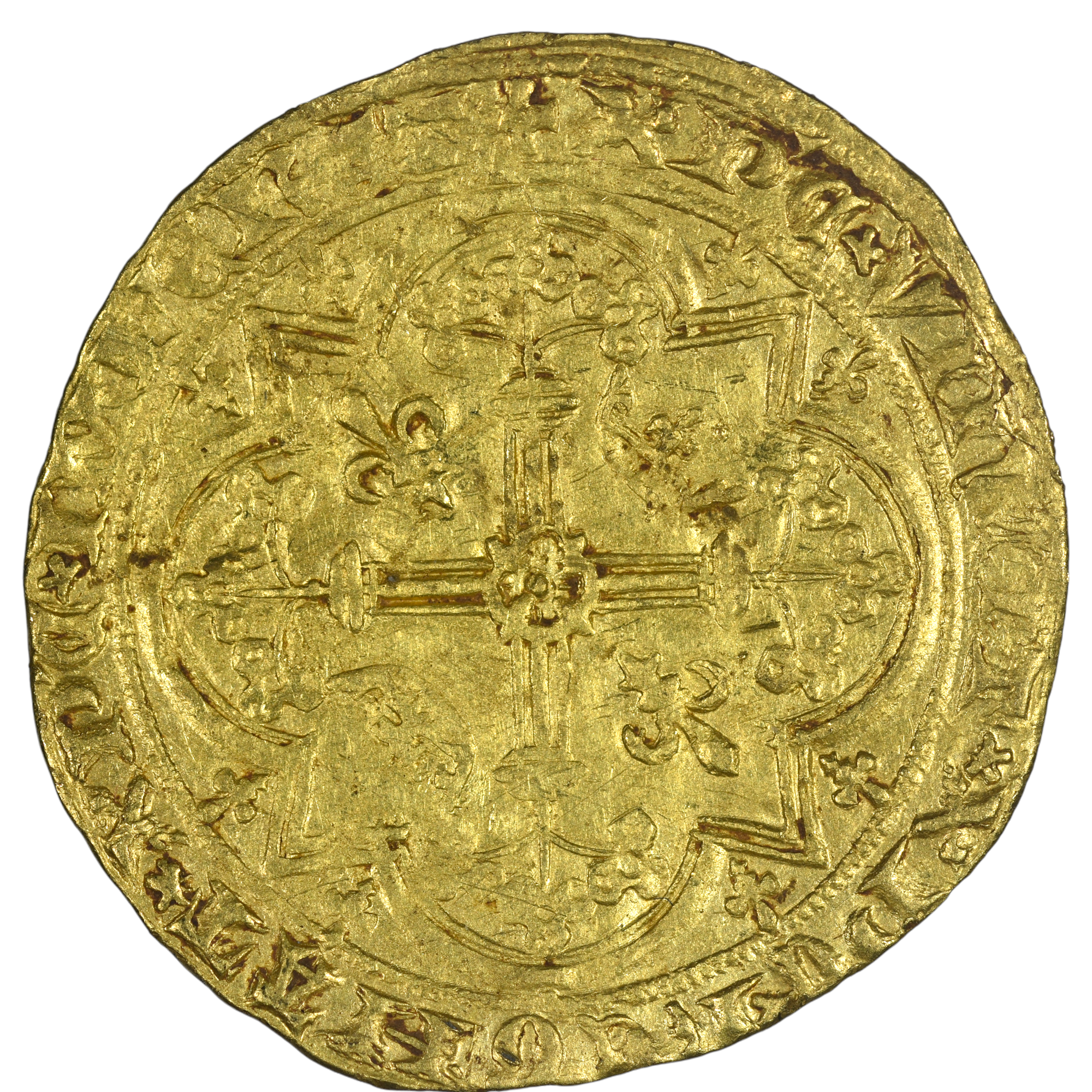 CHARLES V FRANC A PIED OR REVERS