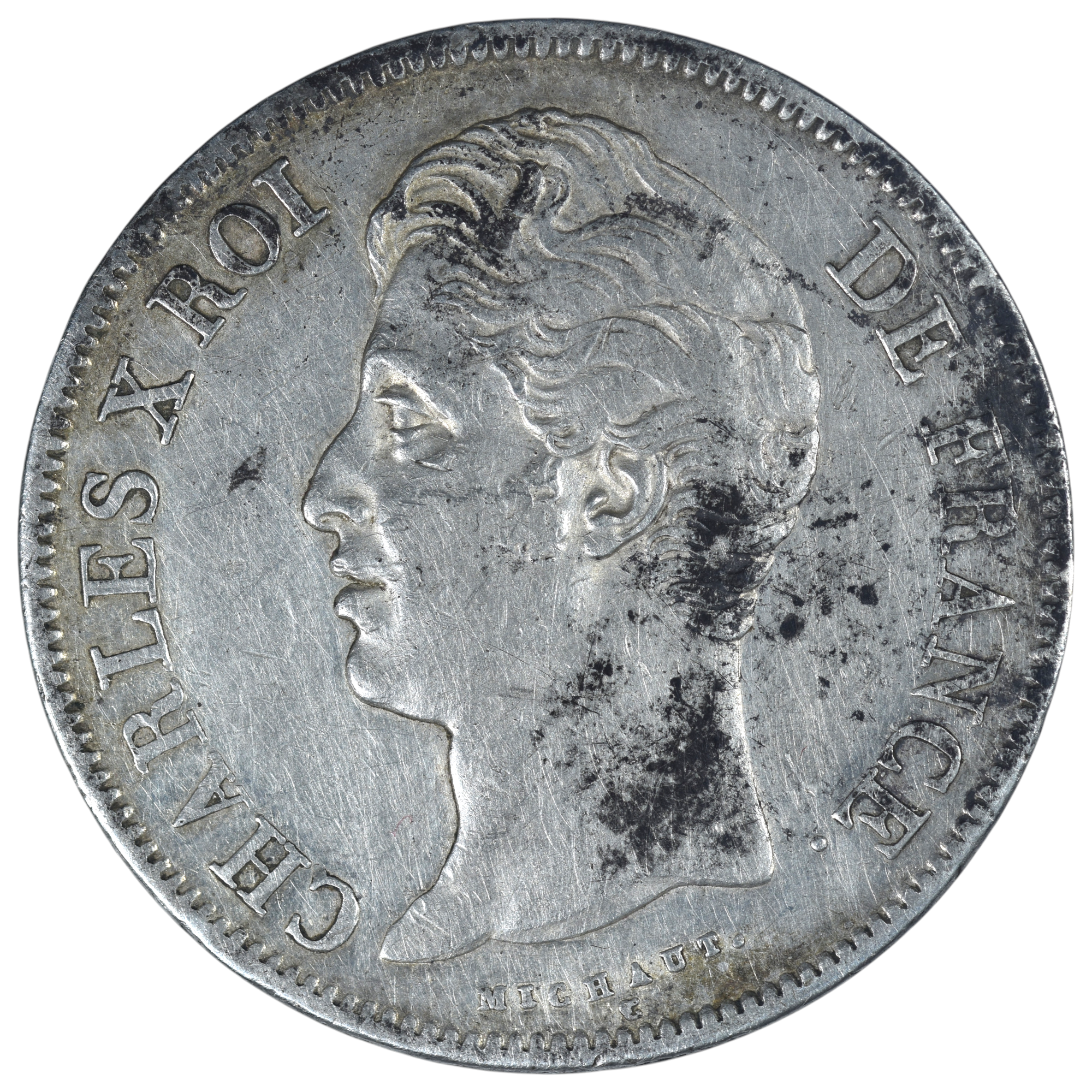 CHARLES X 5 FRANCS 1828 PARIS