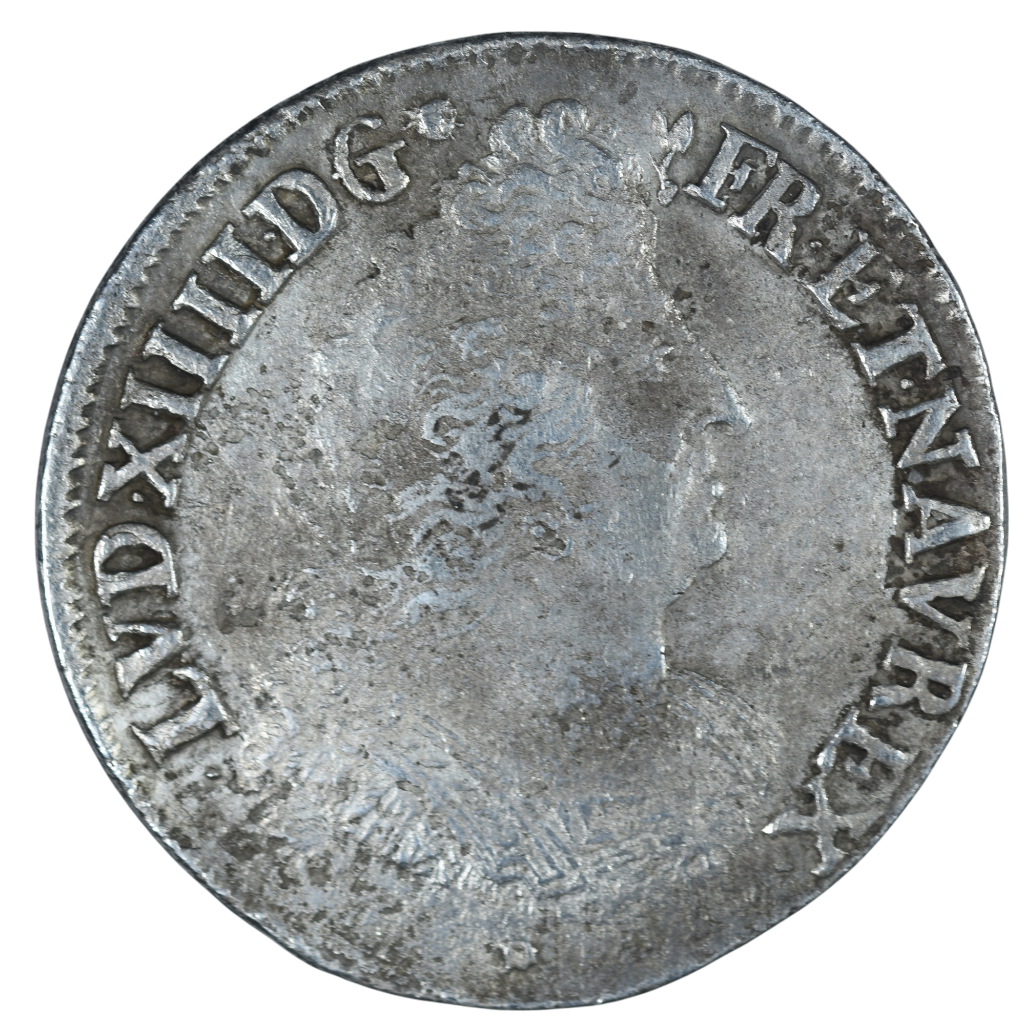 LOUIS XIV DEMI ECU 1694 TROYES AVERS