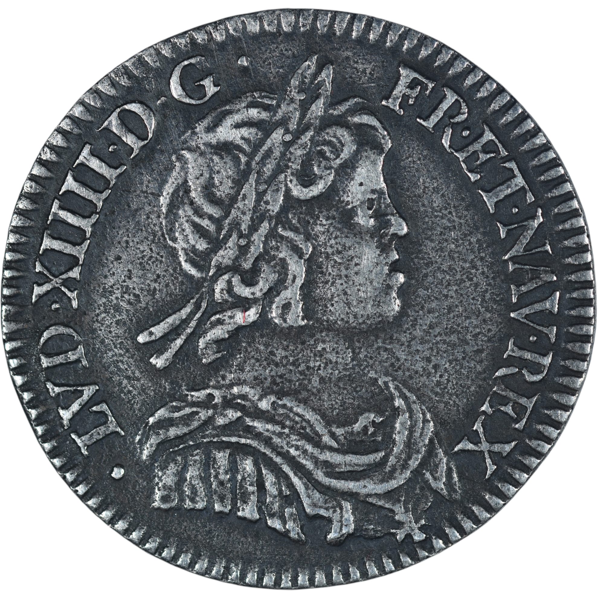 LOUIS XIV DOUZIEME 1644 PARIS AVERS