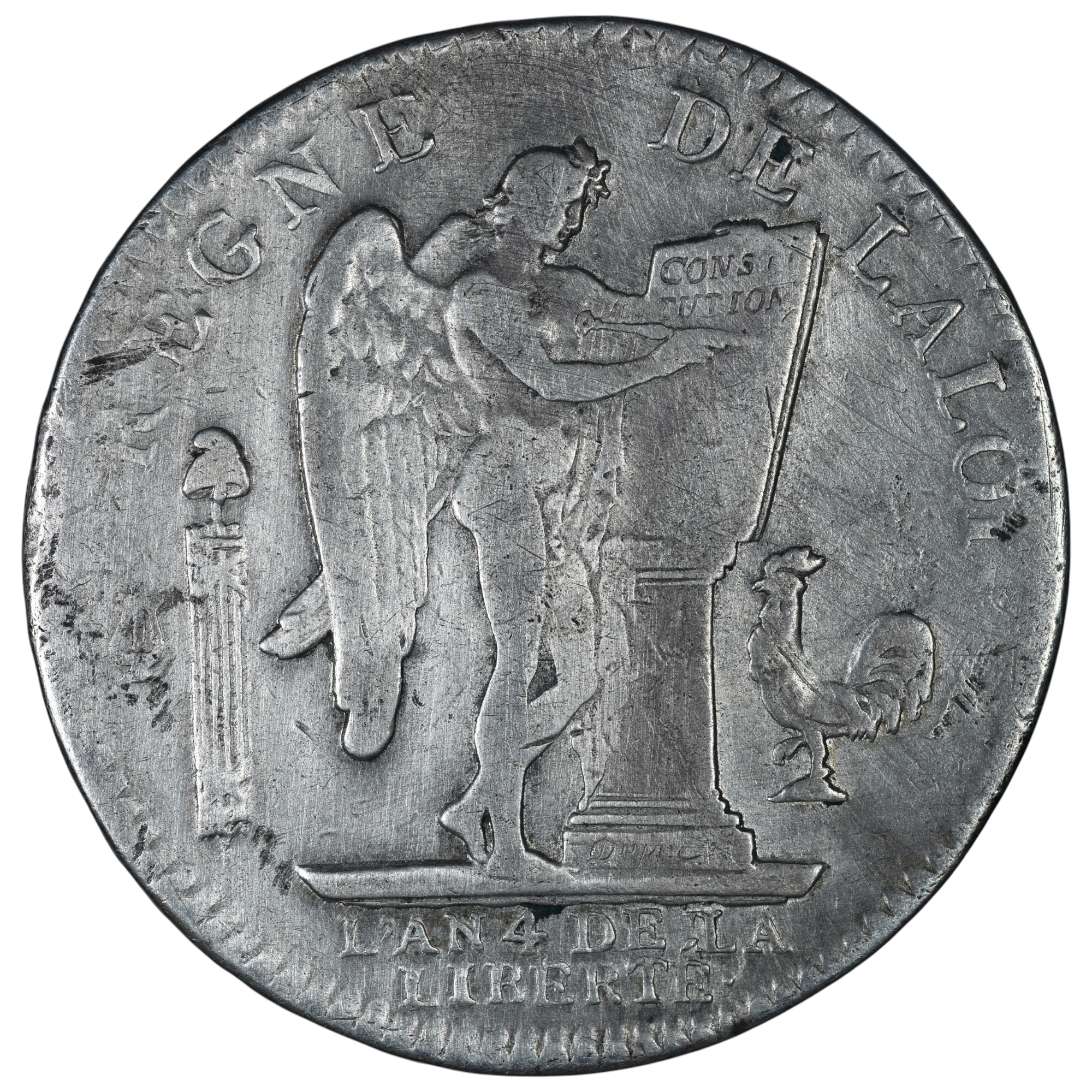 LOUIS XVI 6 LIVRES 1792 PARIS REVERS