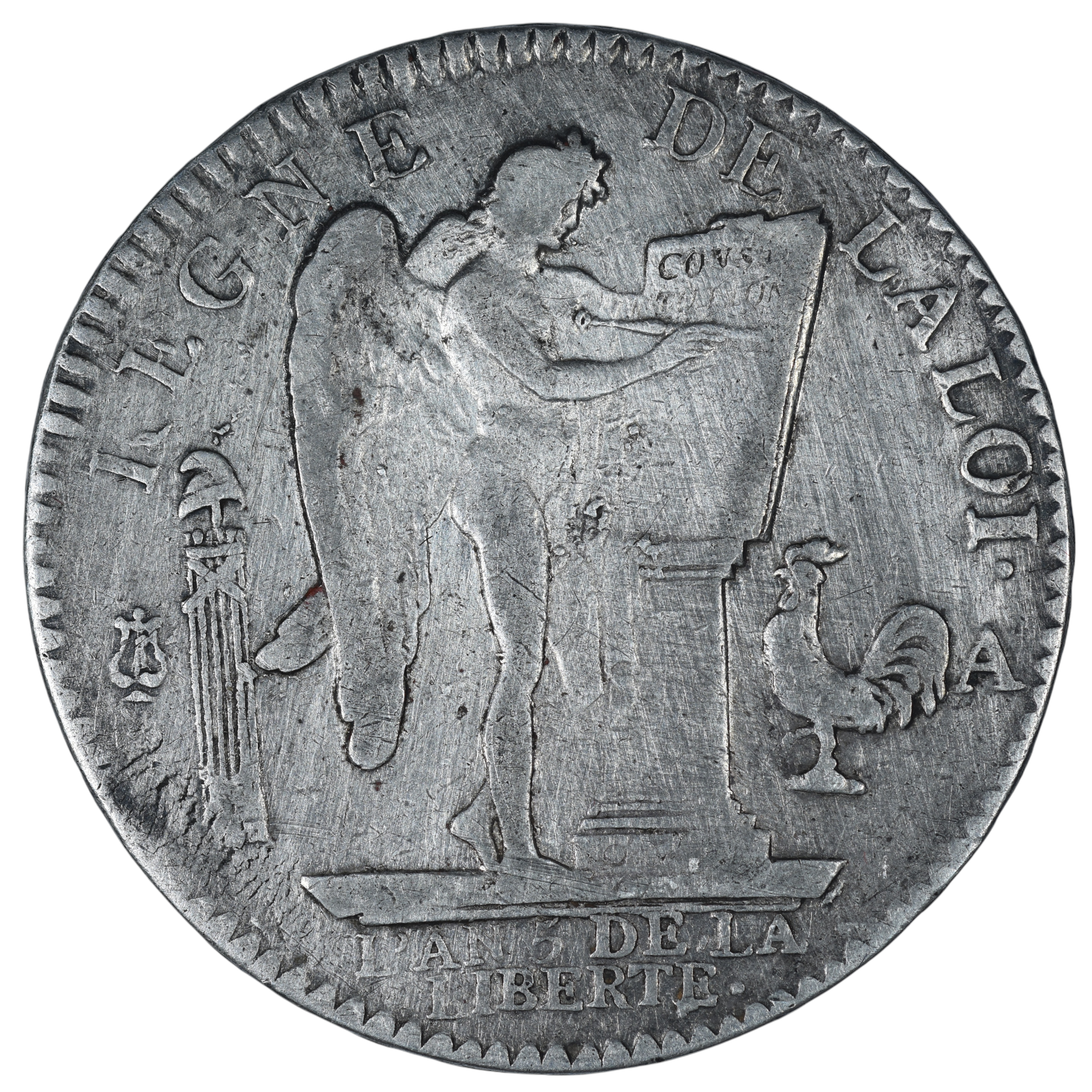 LOUIS XVI 6 LIVRES 1793 PARIS REVERS