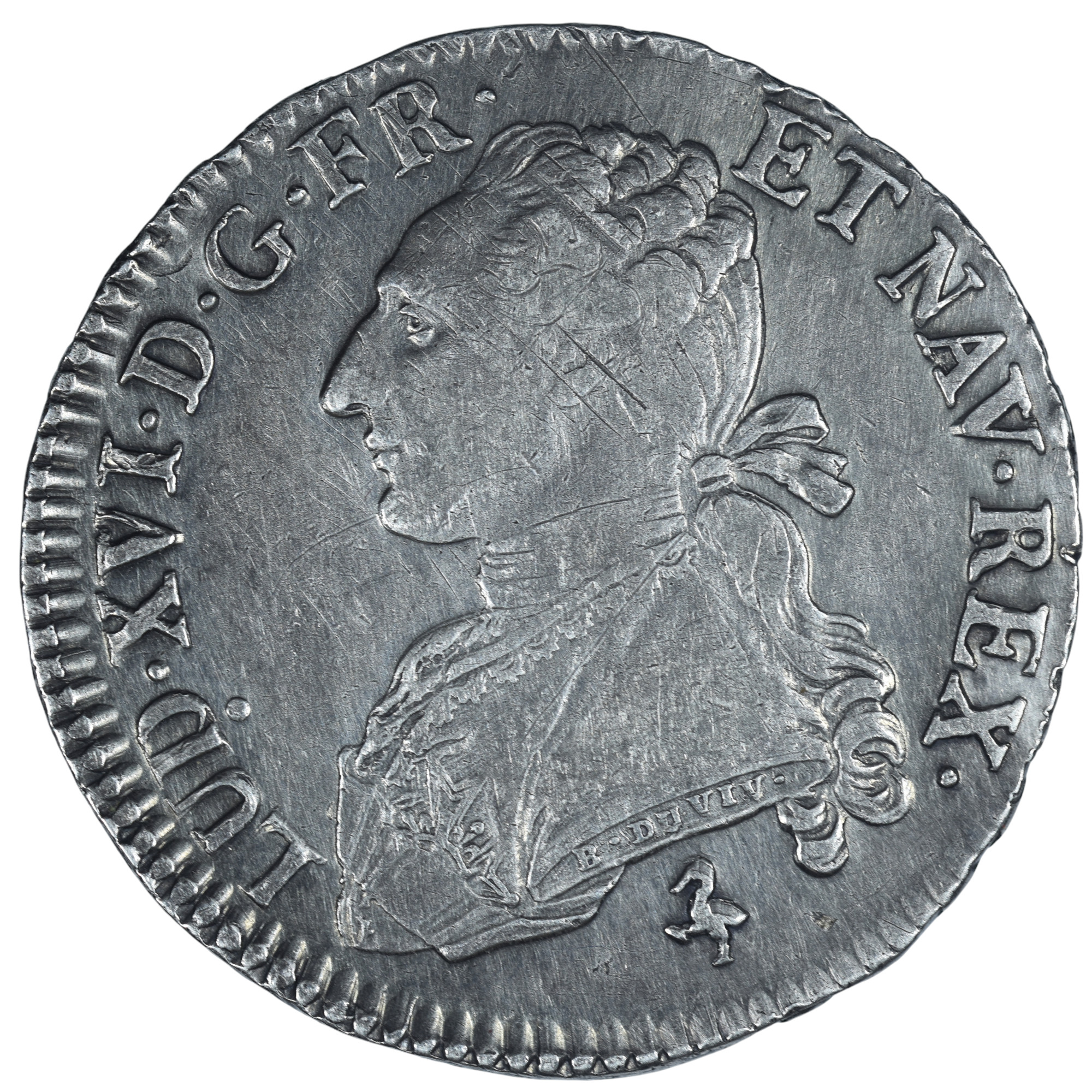 LOUIS XVI DEMI LOUIS 1788 AVERS