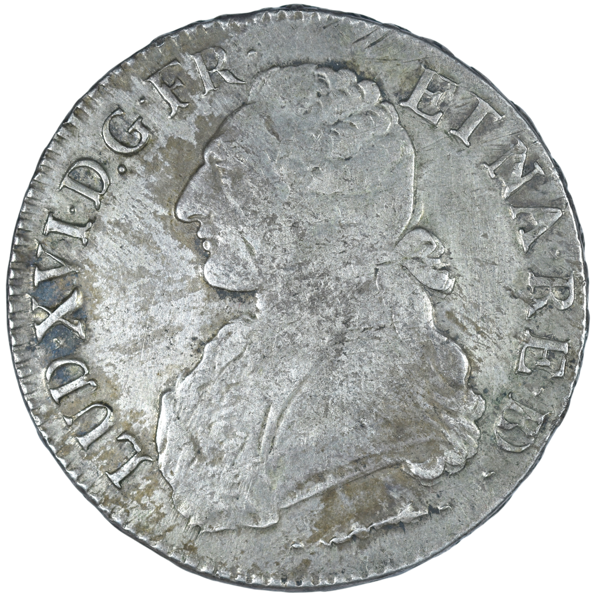 LOUIS XVI ECU 1789 PAU AVERS