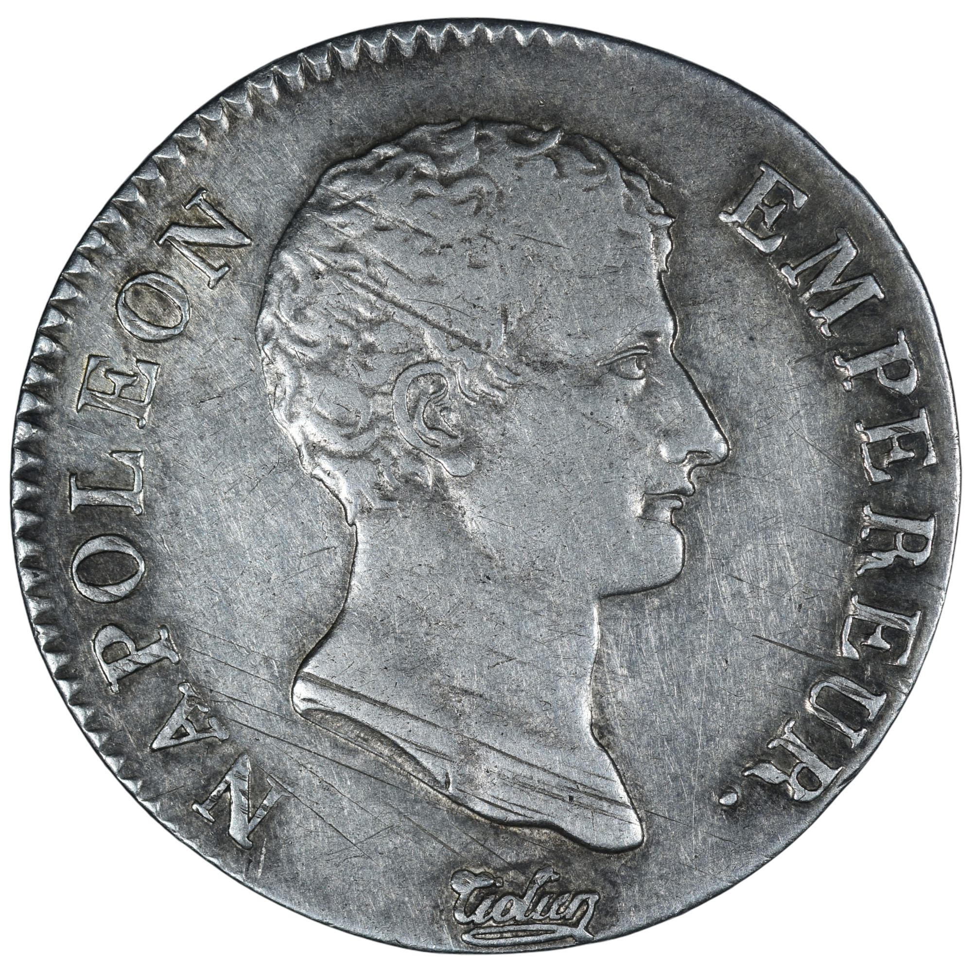 NAPOLEON IER 2 FRANCS 1807 LIMOGES REVERS