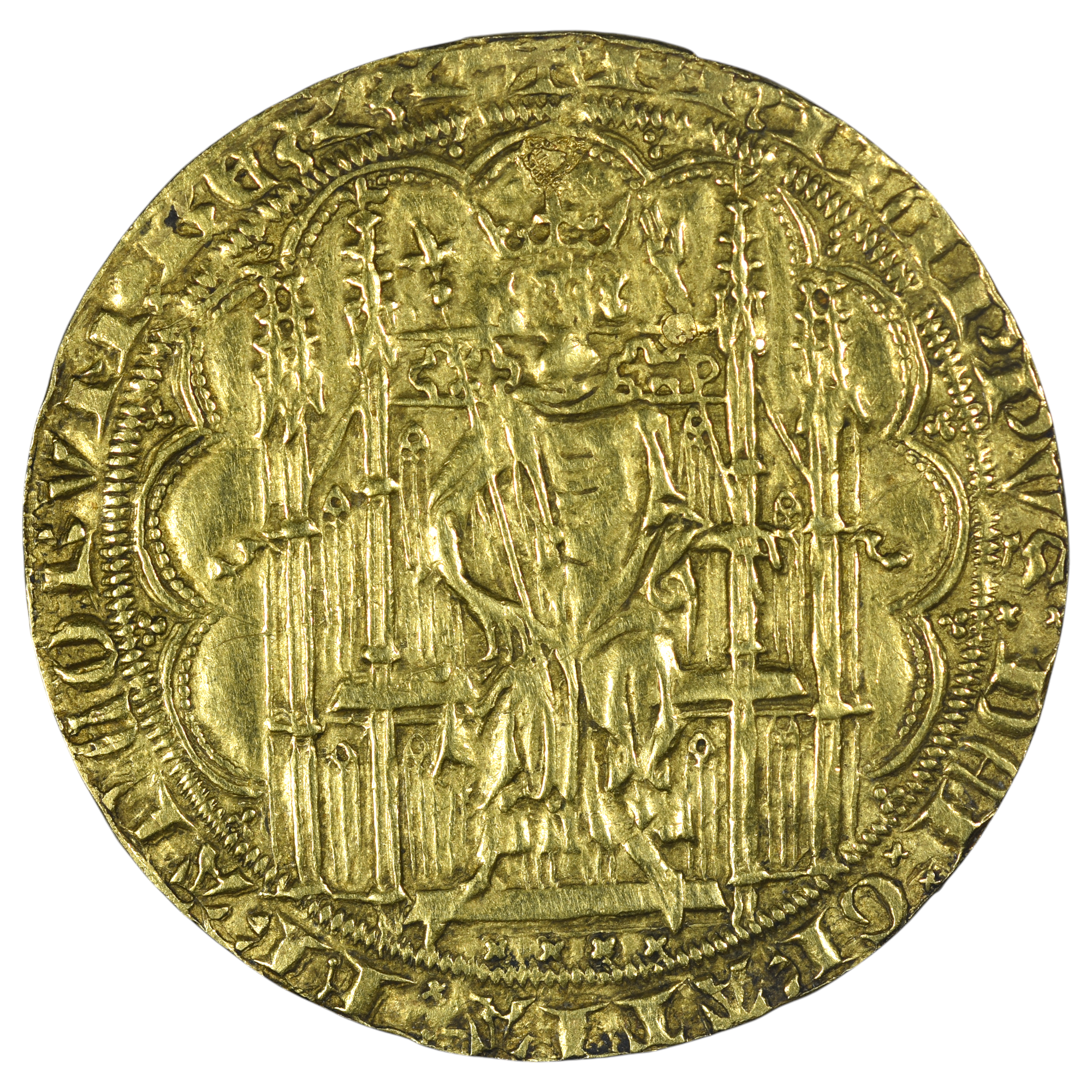 PHILIPPE VI CHAISE D OR RARE AVERS