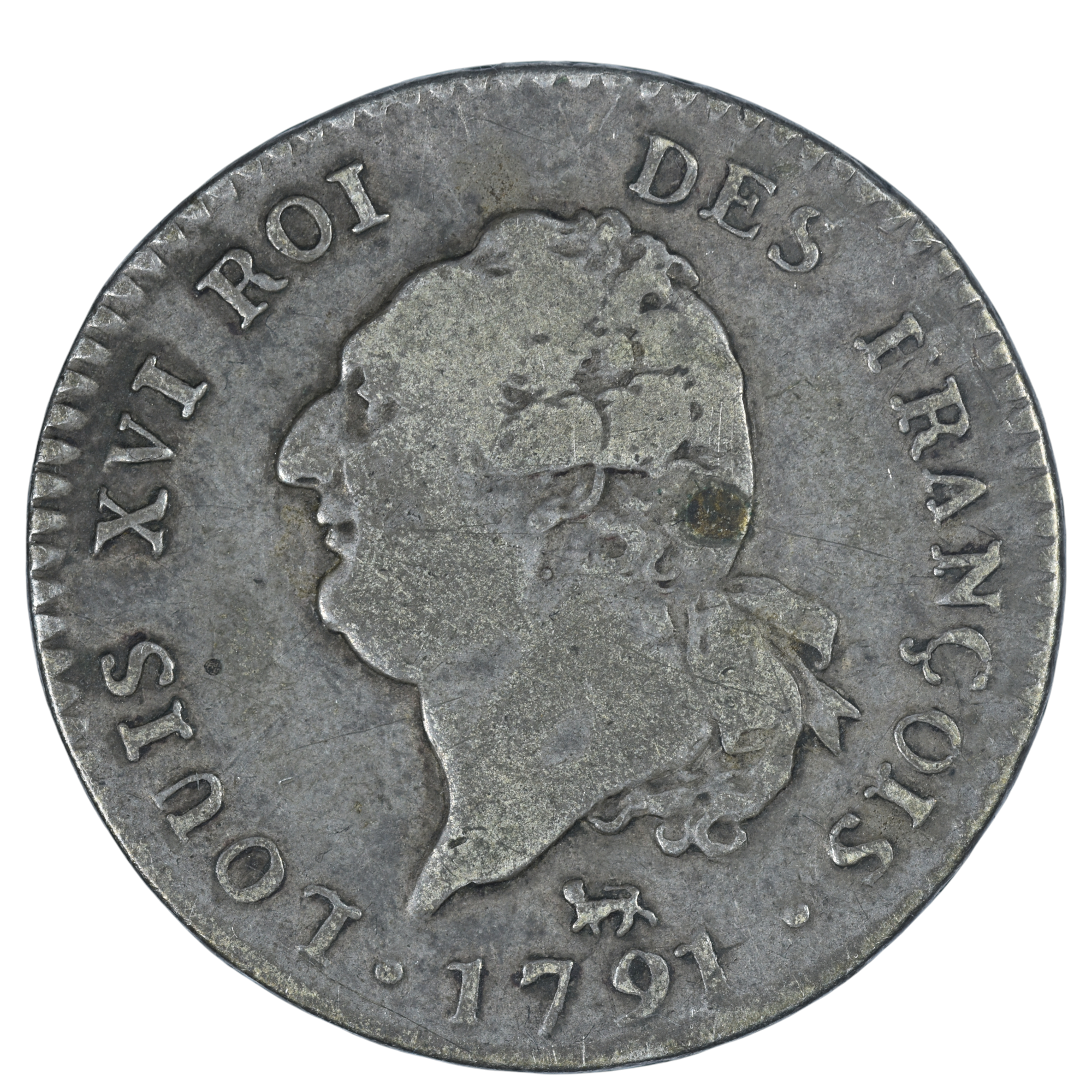 30 SOLS 1791 PARIS AVERS