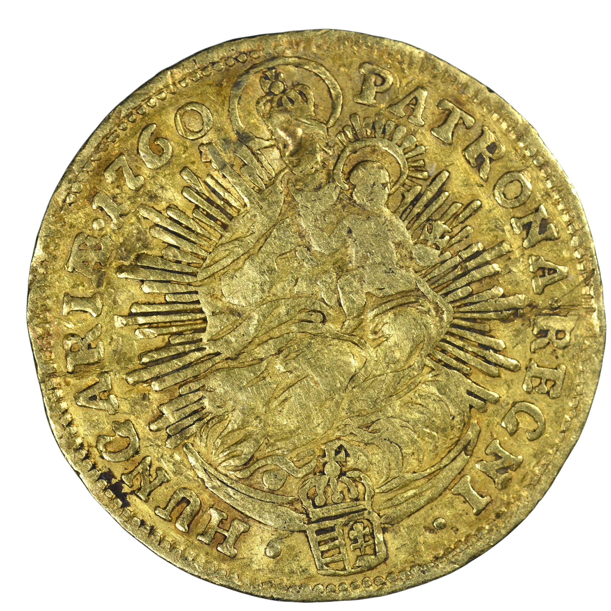 AUTRICHE DUCAT OR MARIE THERESE 1760 REVERS