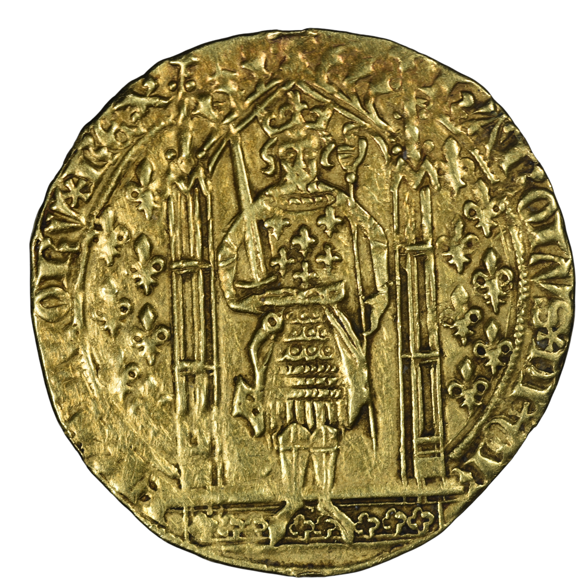 CHARLES V FRANC PIED OR AVERS