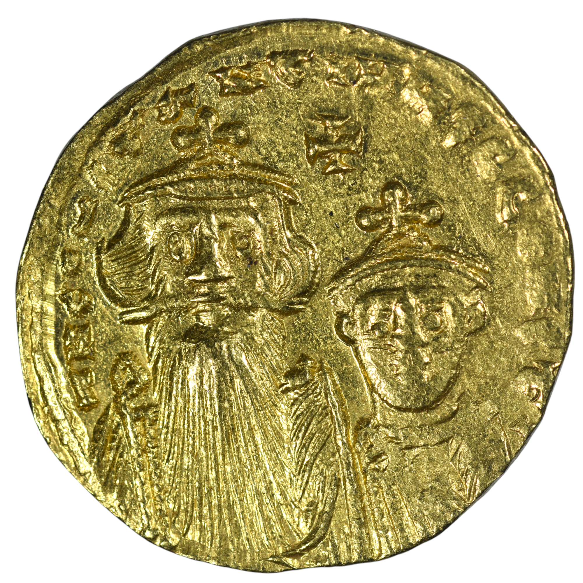 CONSTANS II CONSTANTIN IV SOLIDUS OR AVERS