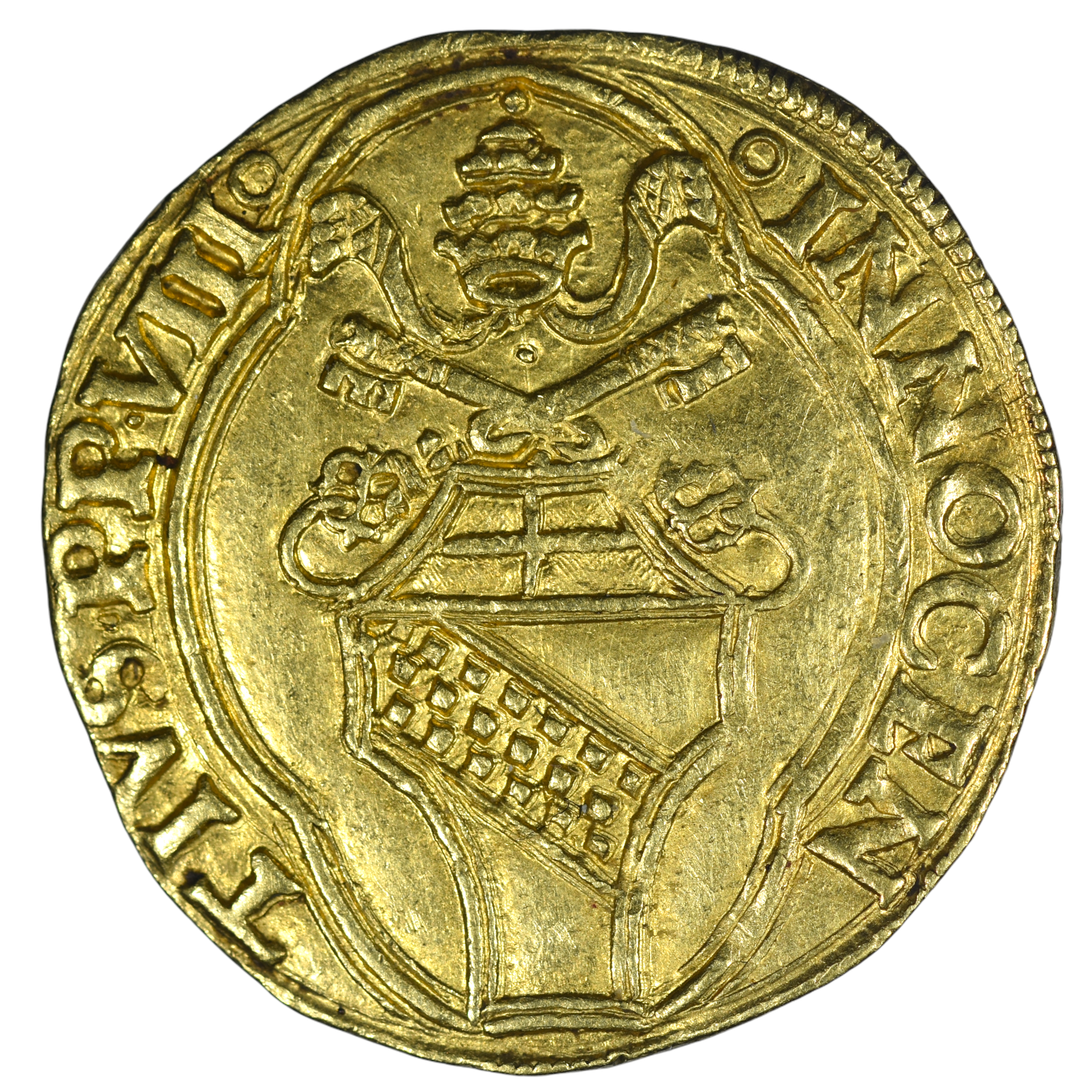 VATICAN FLORIN OR CHAMBRE REVERS INNOCENT VIII REVERS