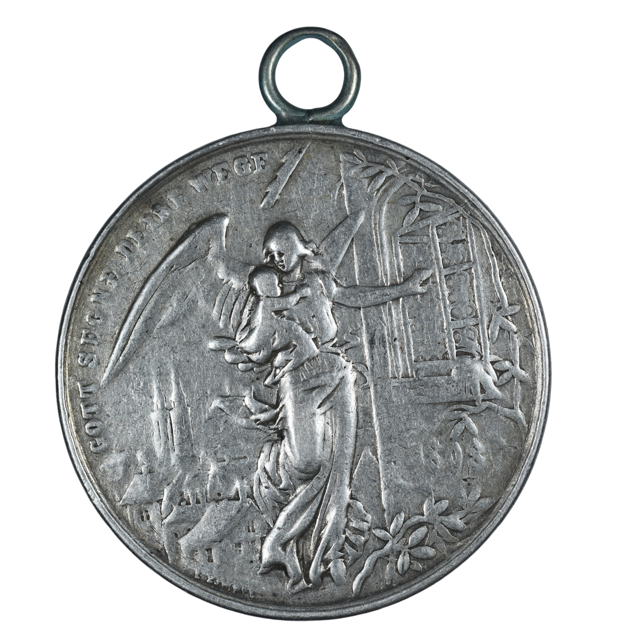 AUTRICHE MEDAILLE ARGENT 1898 AVERS