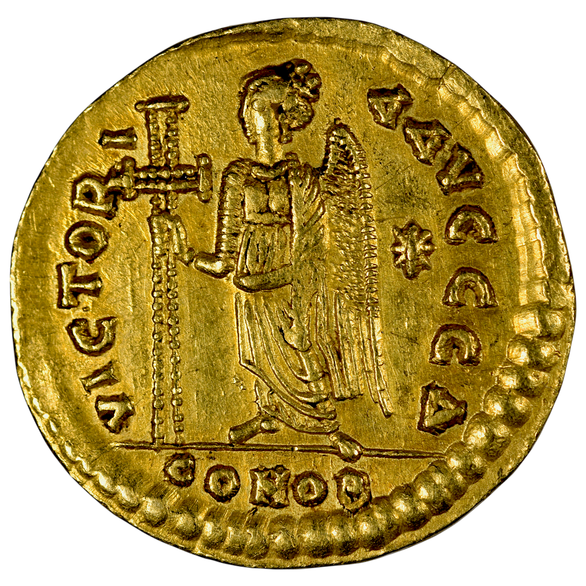 BYZANTINE ANASTASE SOLIDUS OR REVERS