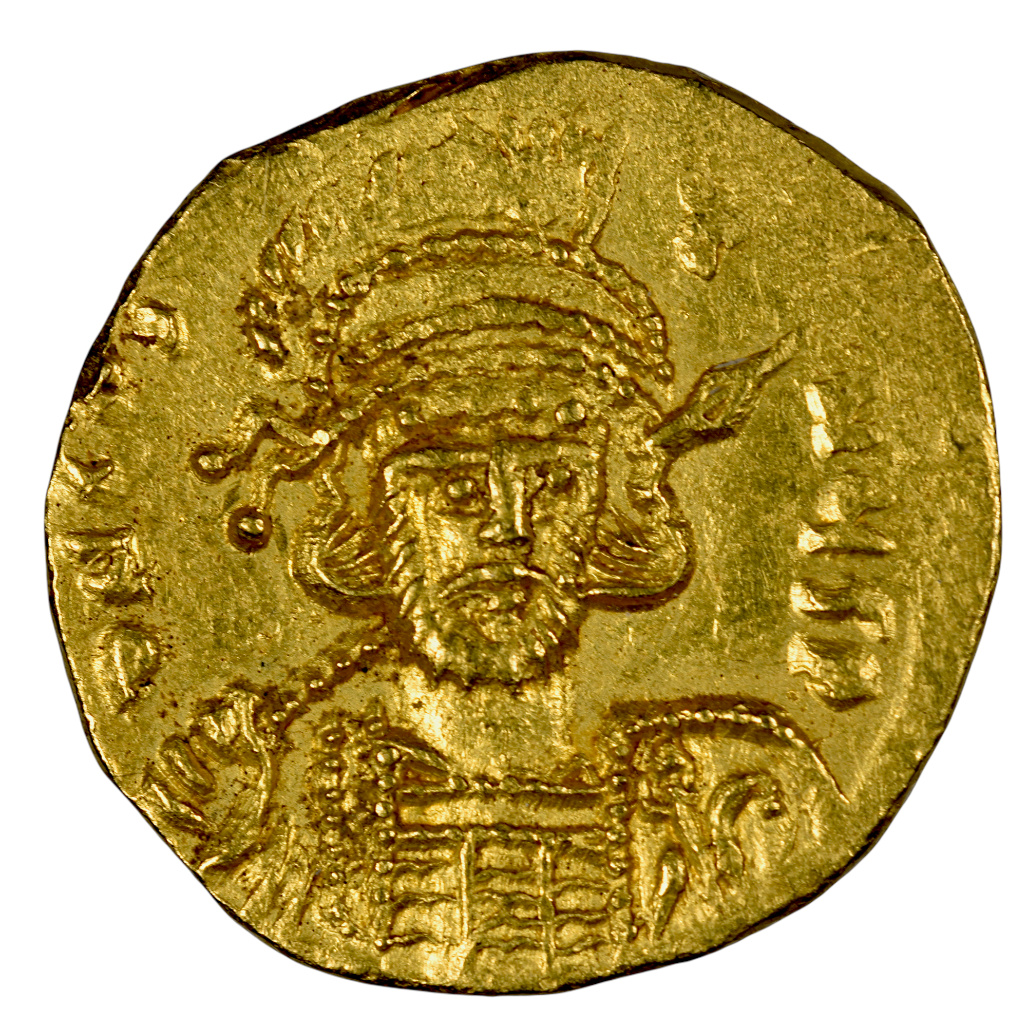 BYZANTINE CONSTANTIN IV SOLIDUS OR AVERS