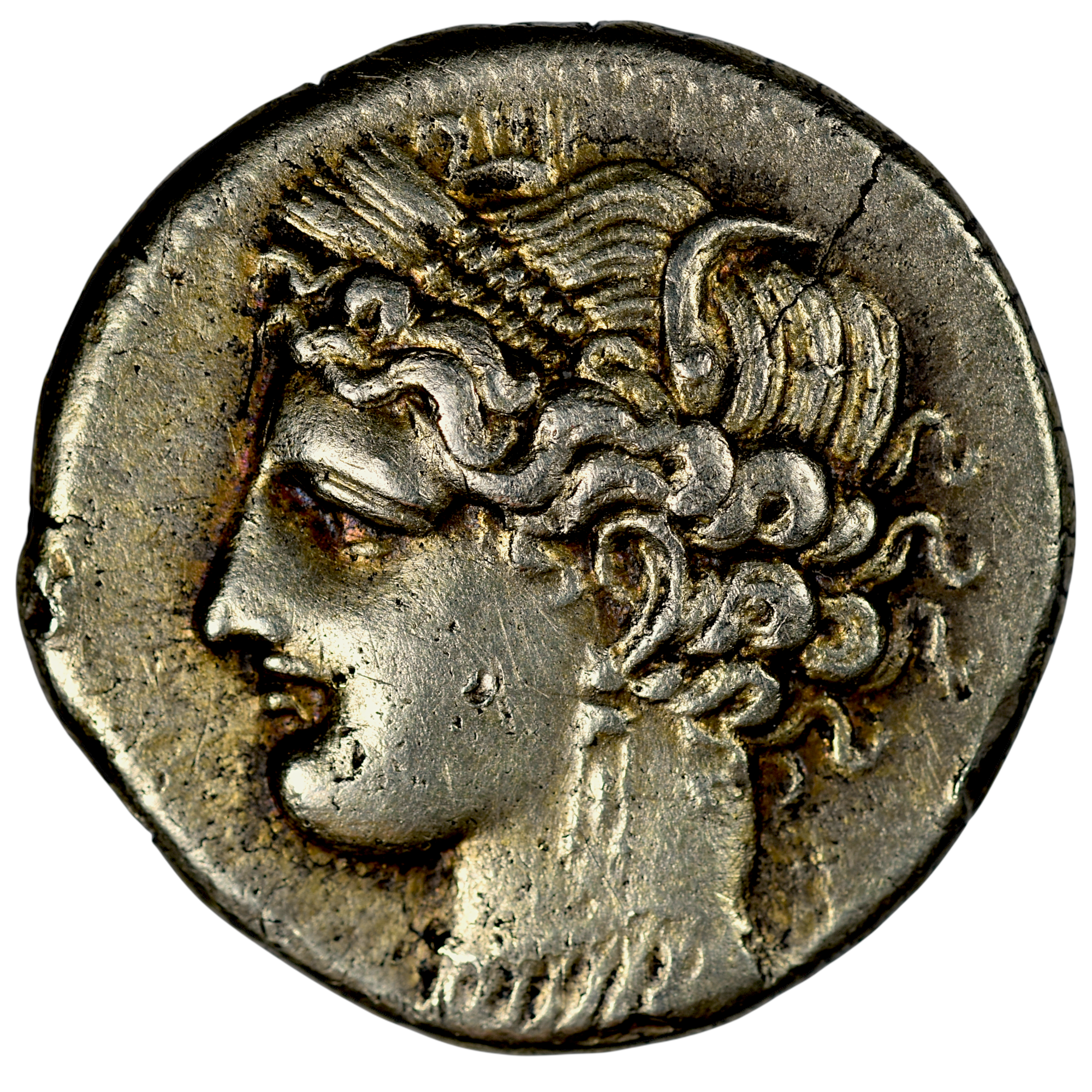 CARTHAGE TRIHEMISTATERE ELECTRUM AVERS