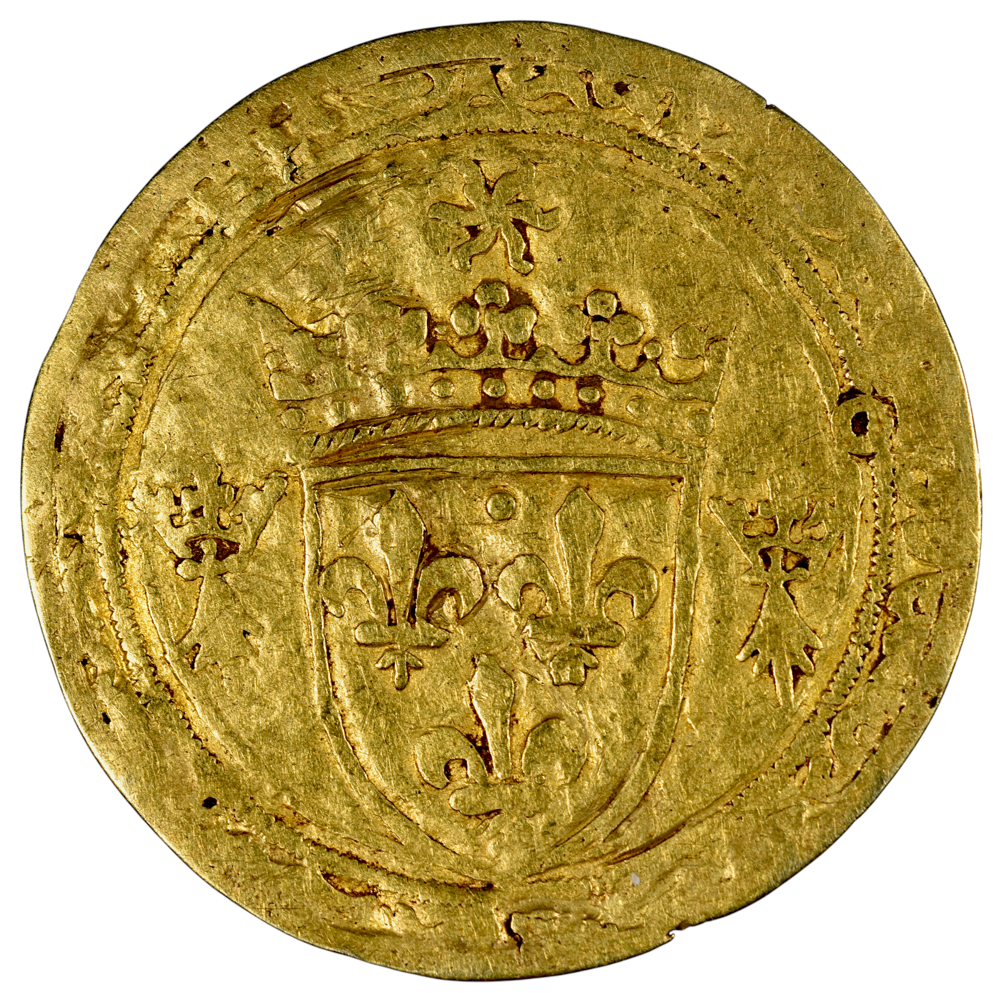 CHARLES VIII ECU BRETAGNE AVERS