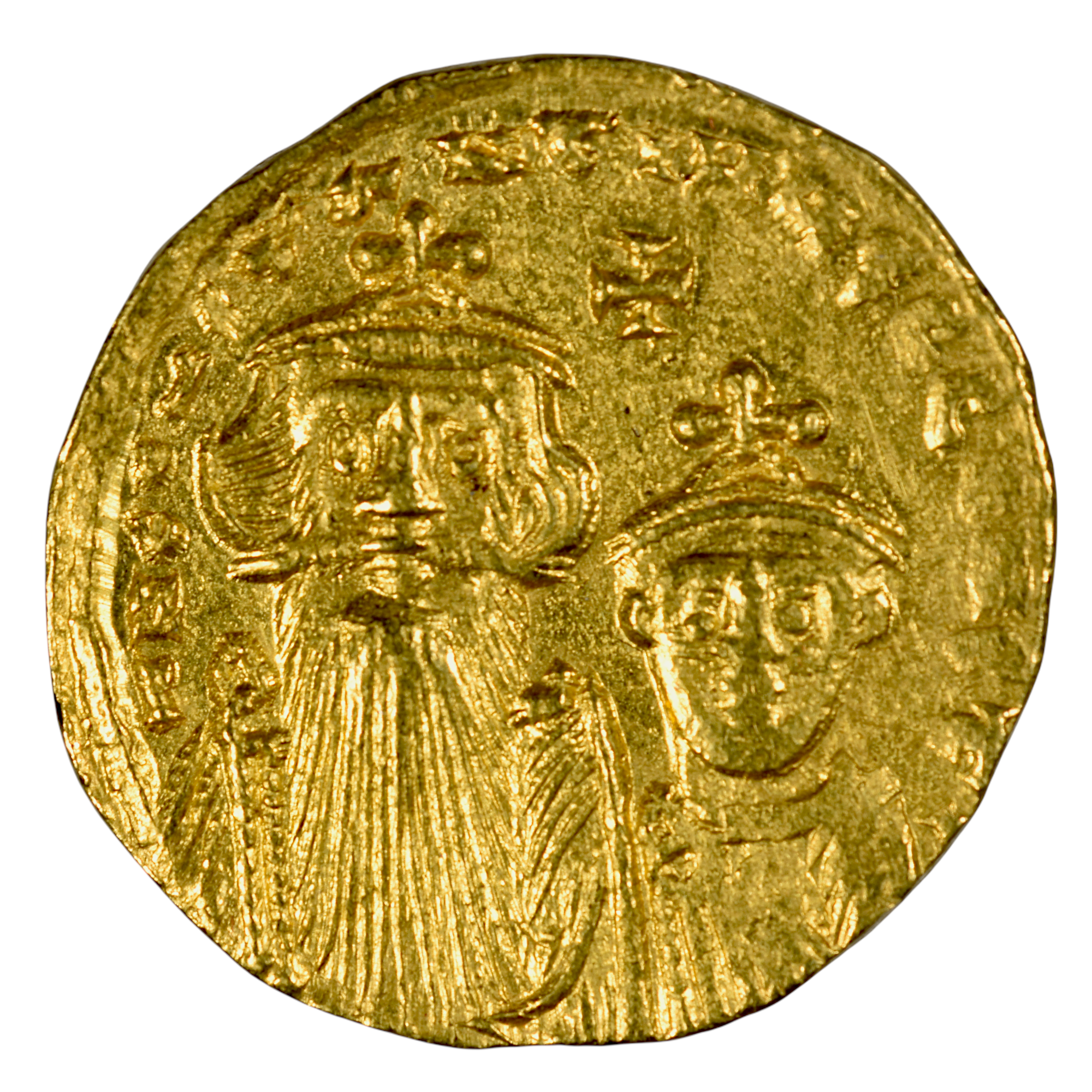 CONSTANS II CONSTANTIN IV SOLIDUS OR AVERS