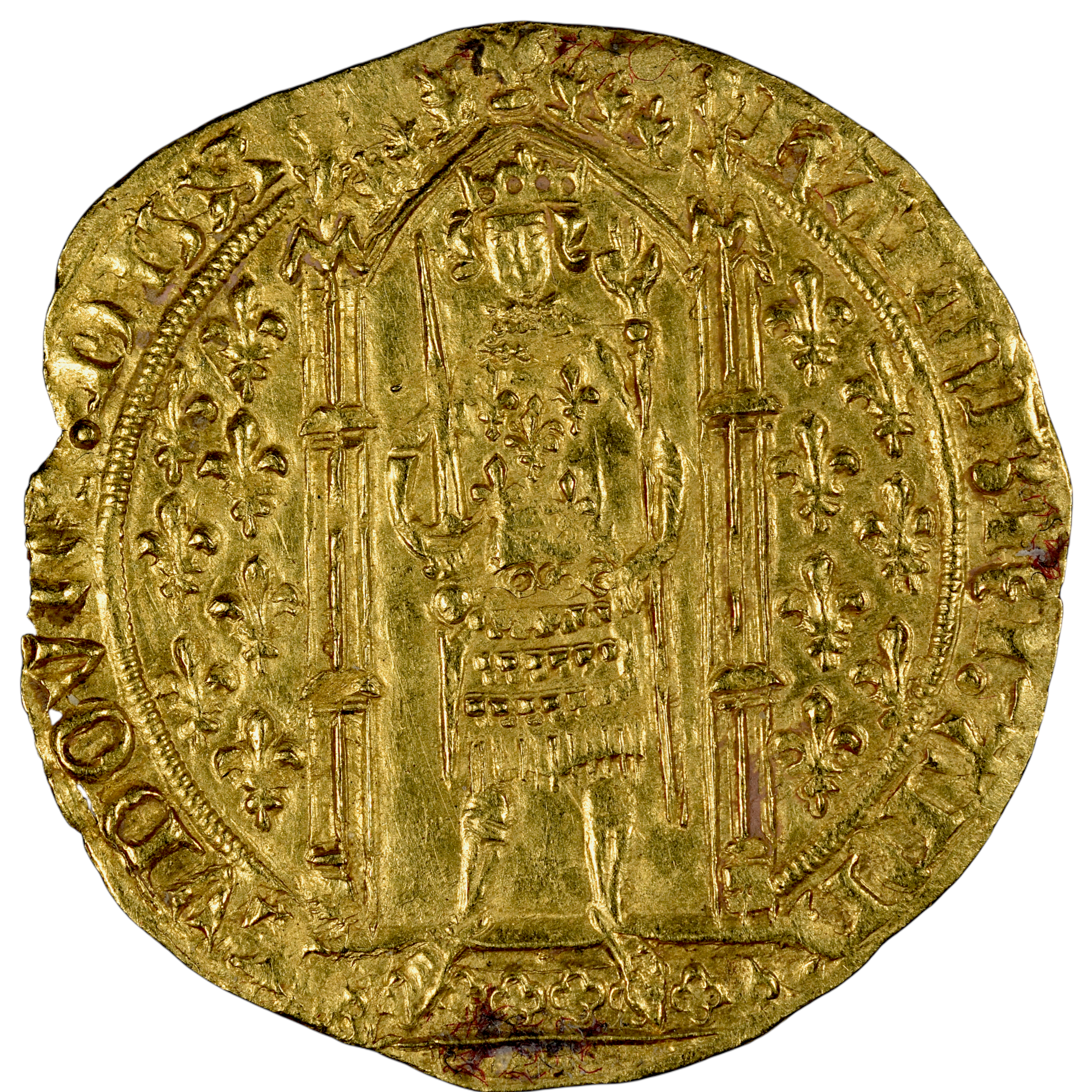 FEODALES LOUIS ANJOU FRANC PIED OR AVERS