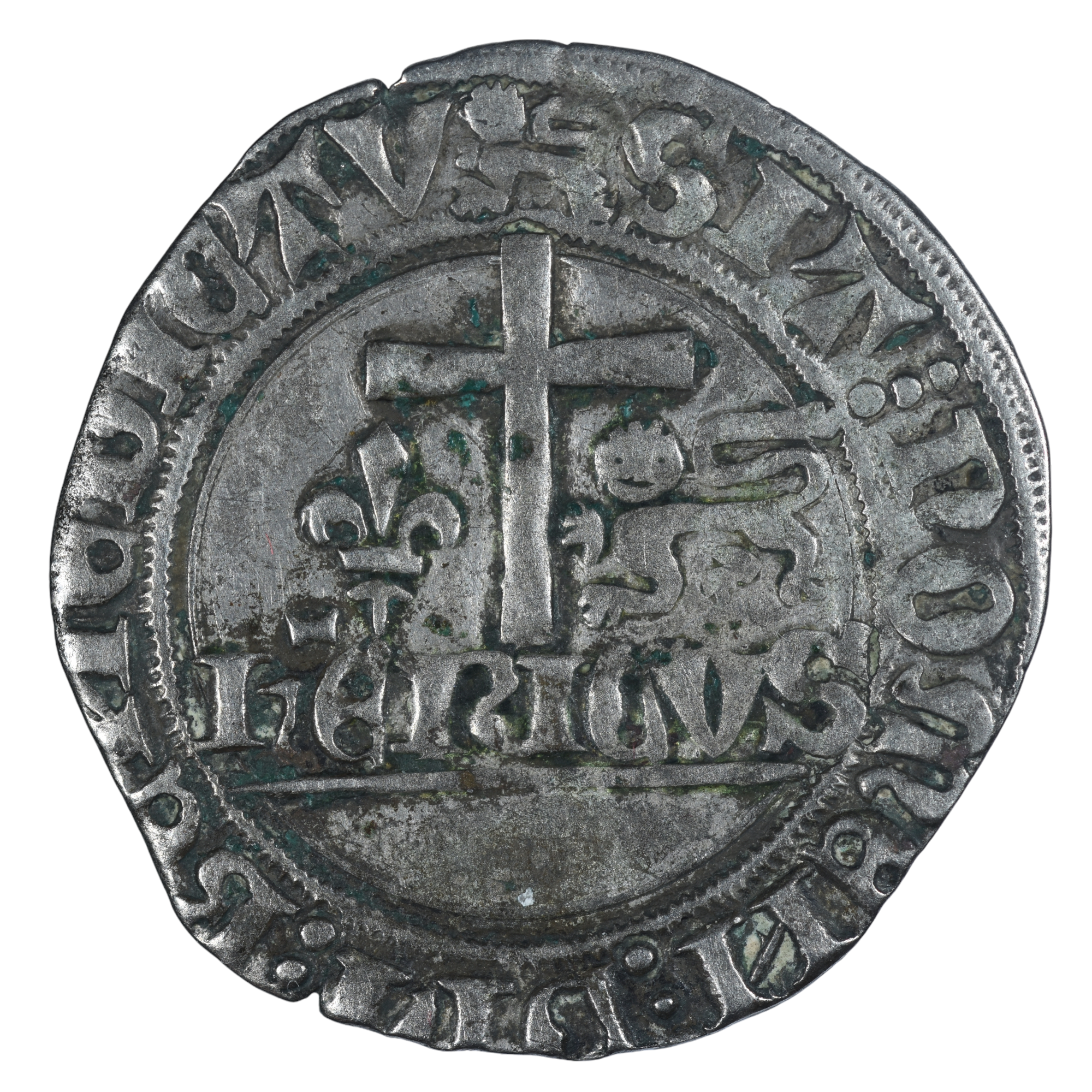 HENRI VI BLANC ECUS ROUEN REVERS