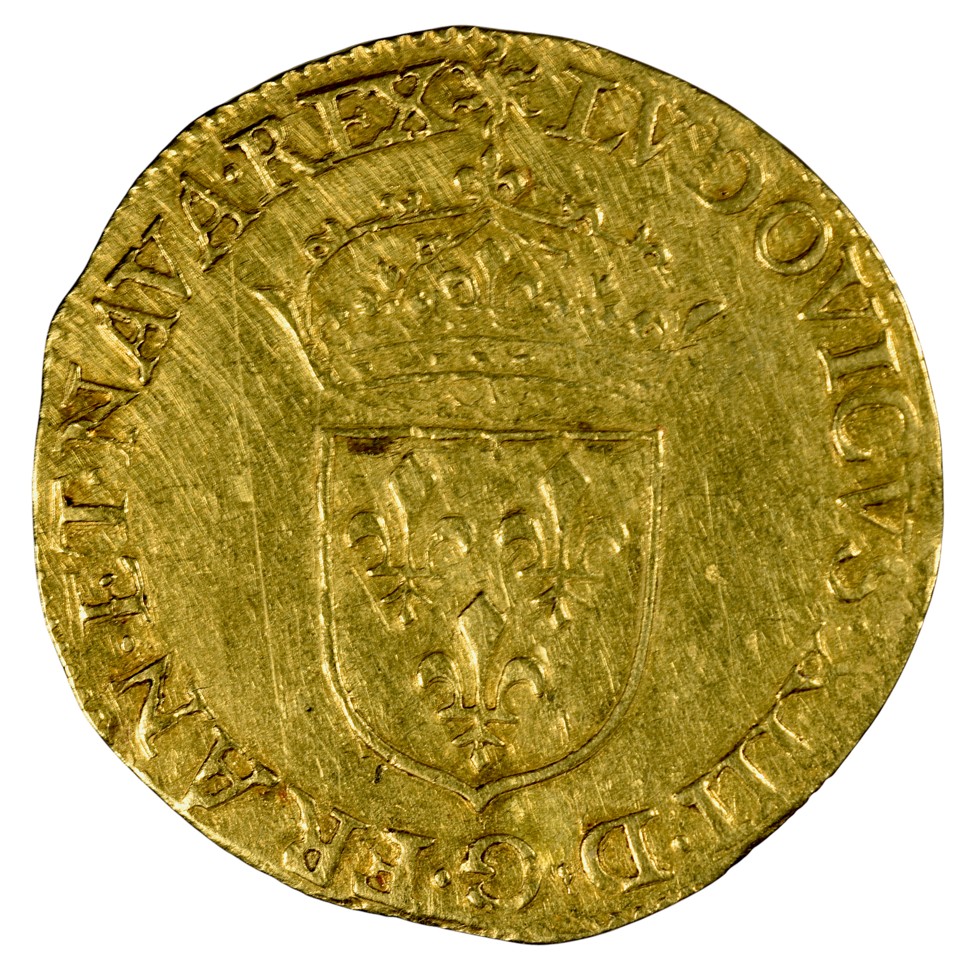 LOUIS XIII LOUIS OR 1628 PARIS AVERS