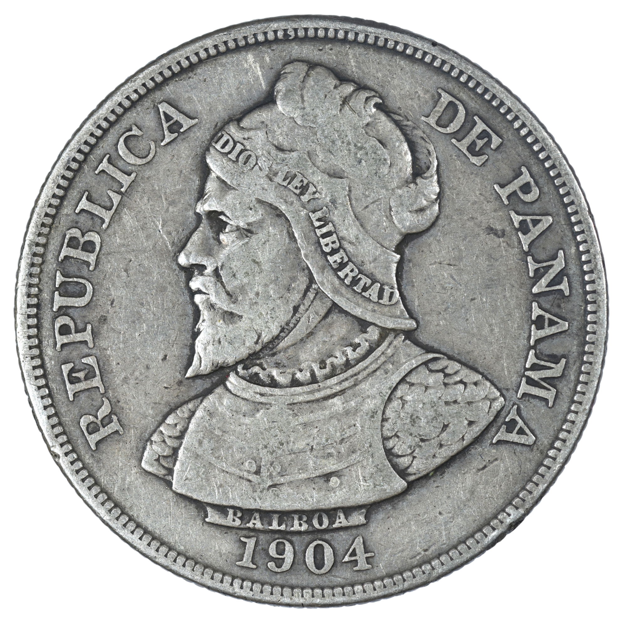 PANAMA 50 CENTESIMOS 1904 AVERS