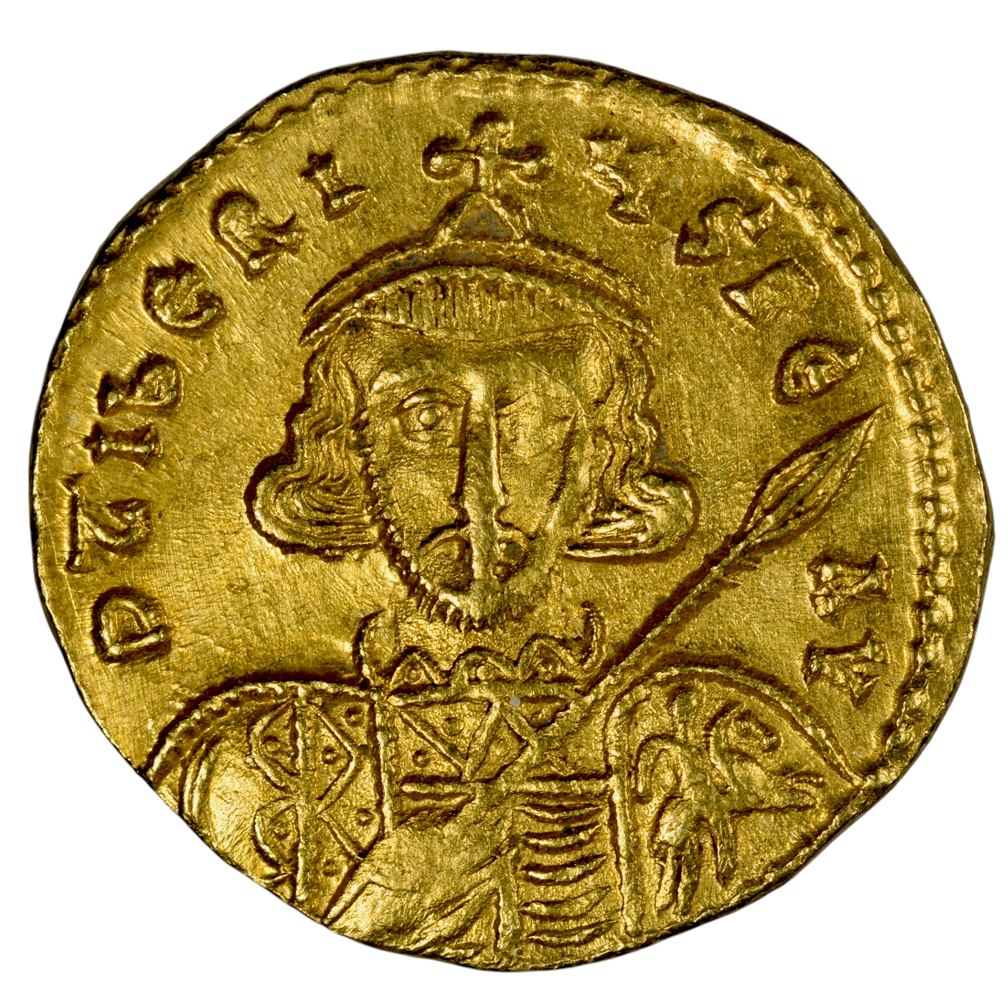 TIBERE III APSIMAR SOLIDUS OR AVERS