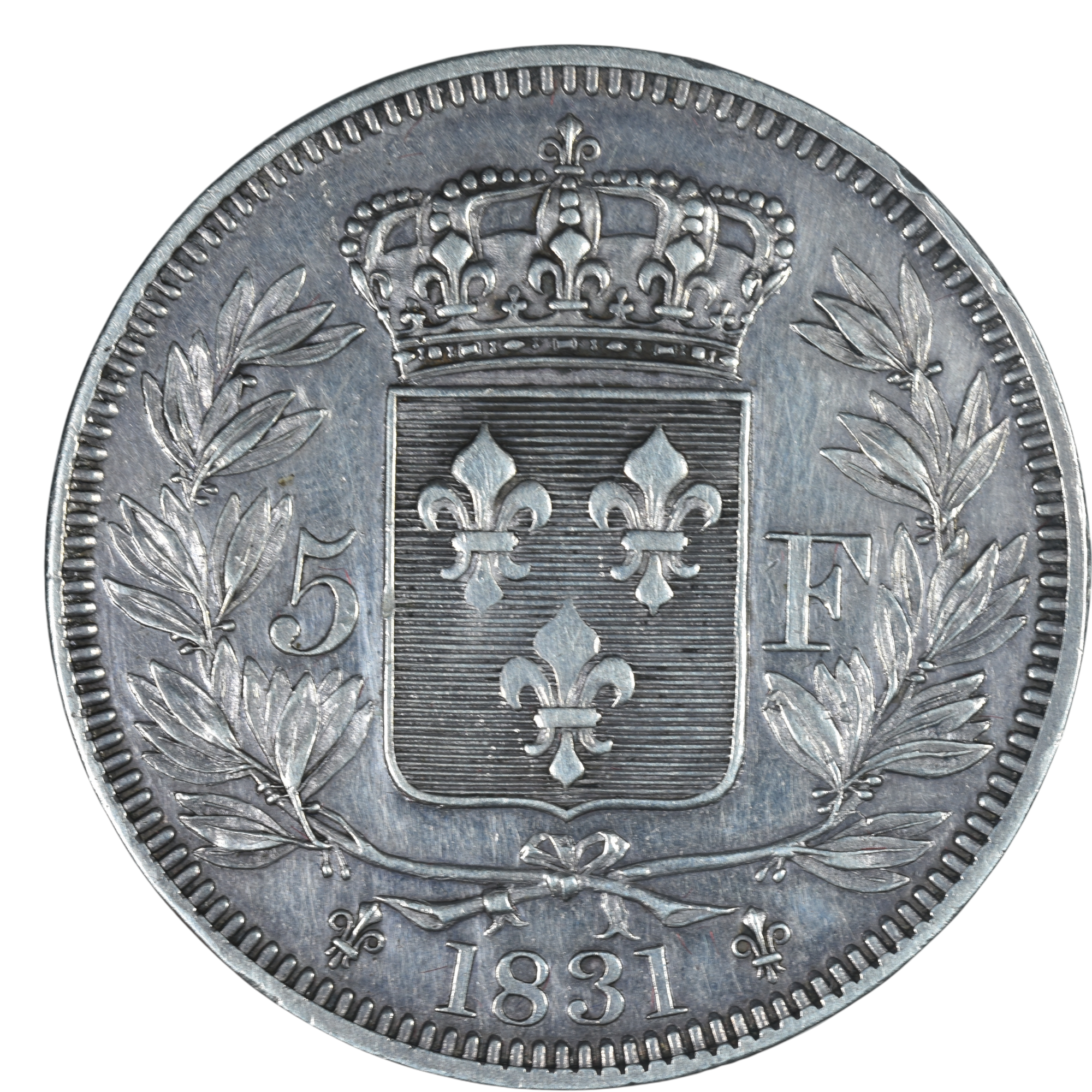 HENRI V 5 FRANCS 1831 AVERS